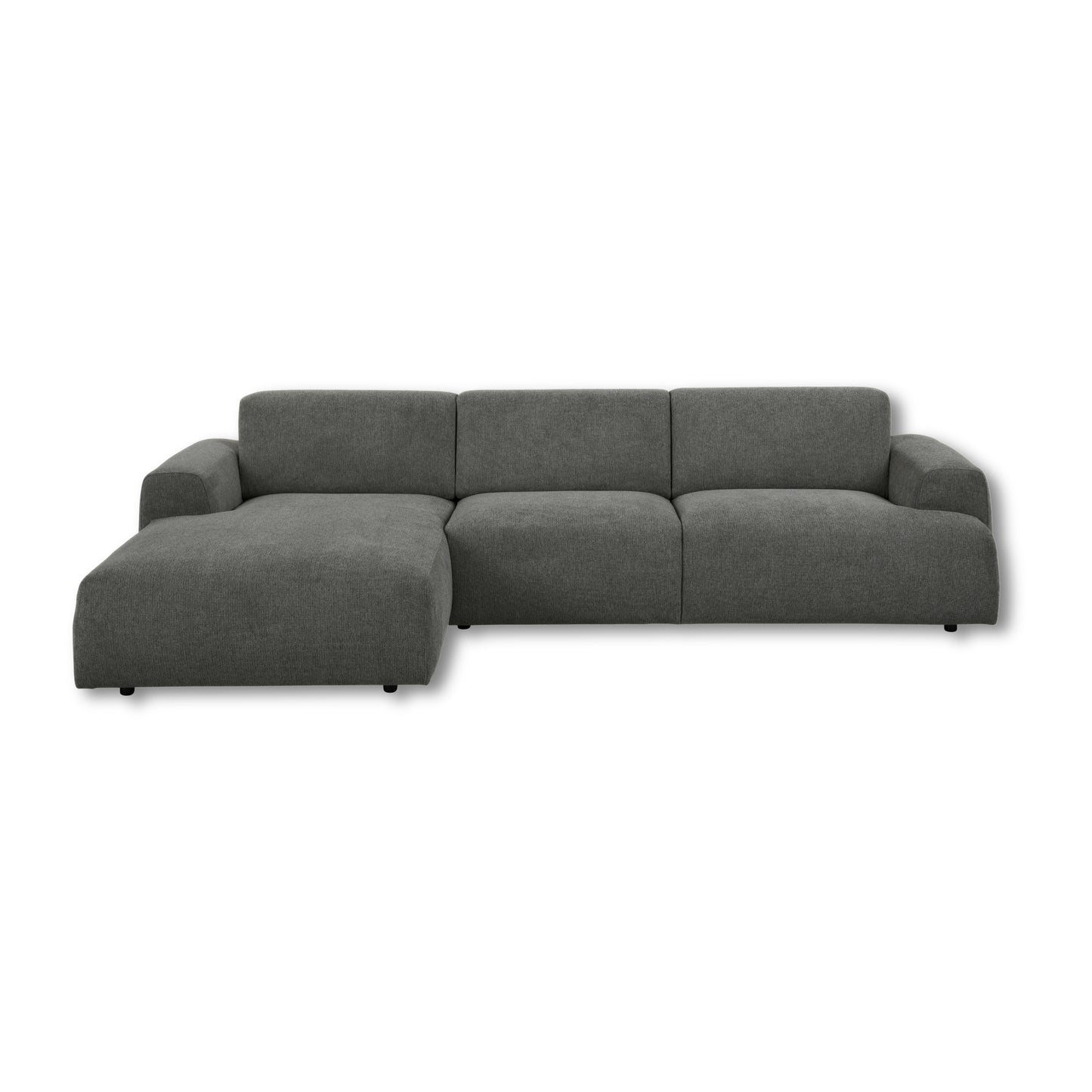 Kanto Sectional 102" - Dark Grey Left Chaise