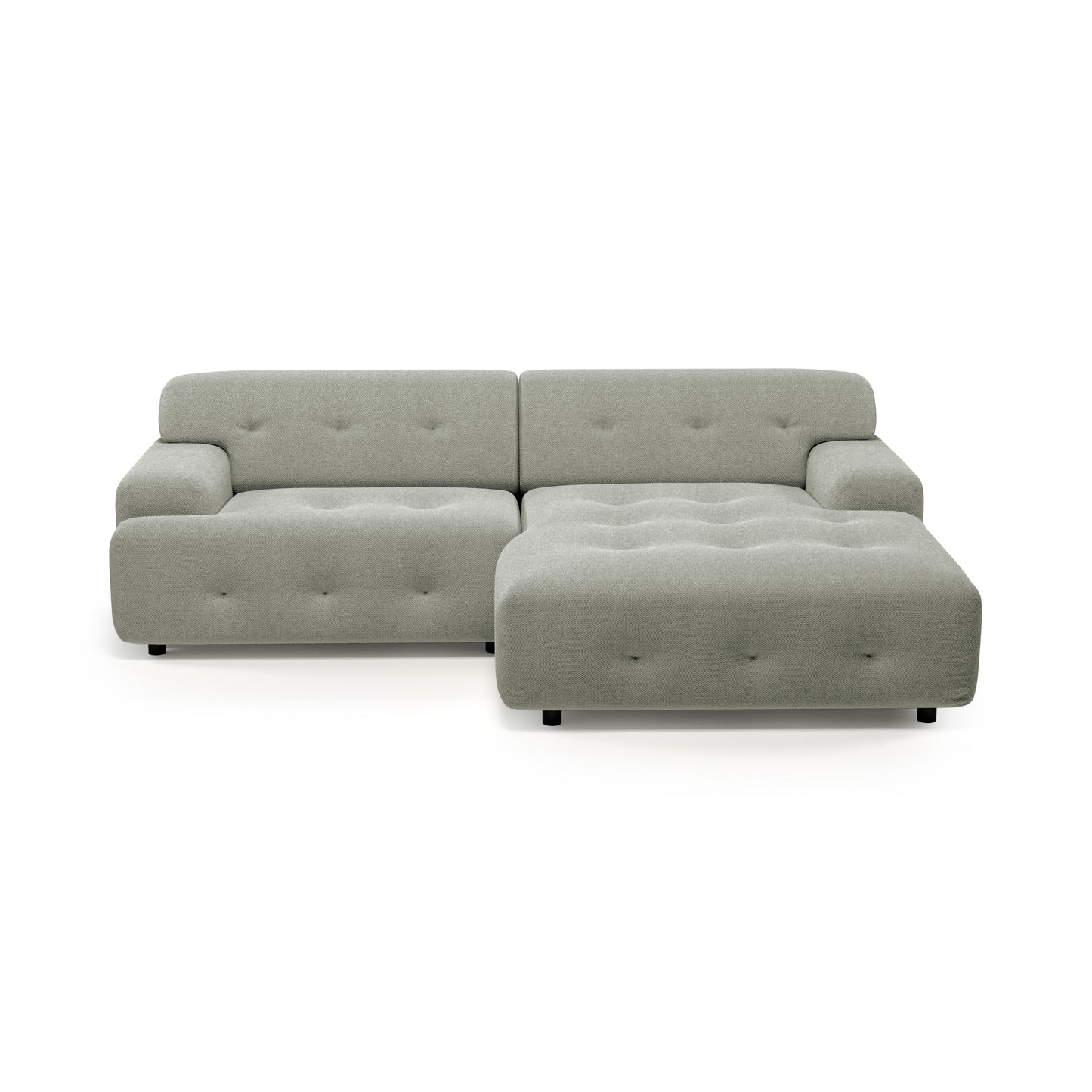 Bob Chaise Sectional Performance Fabric Mid-Century Modern