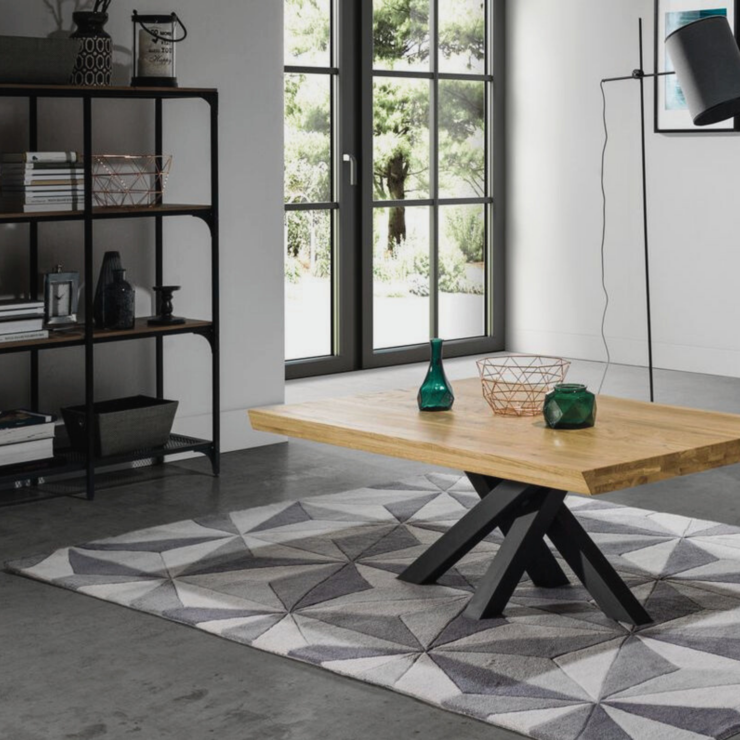 Senso Solid Wood Coffee Table 23.5"x43"