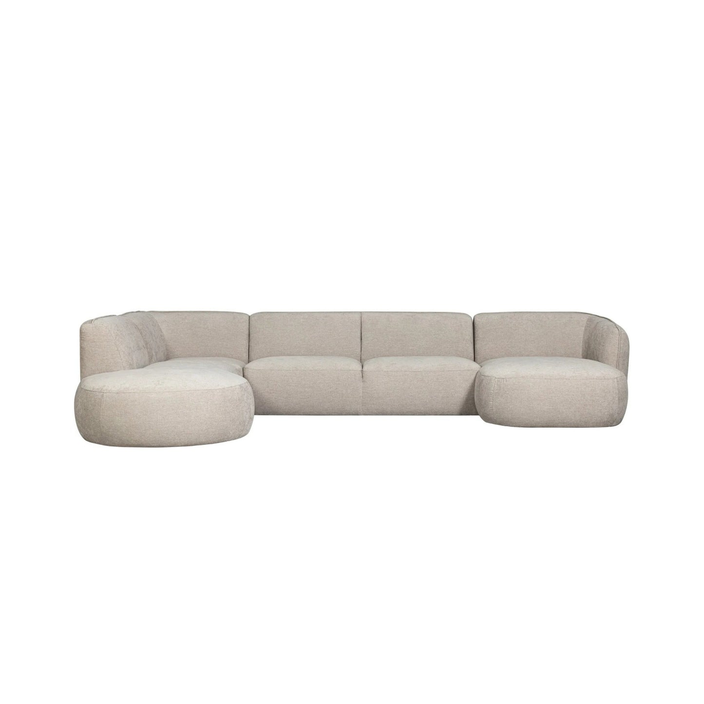 Loures U-Shape 139" - Beige Performance Fabric