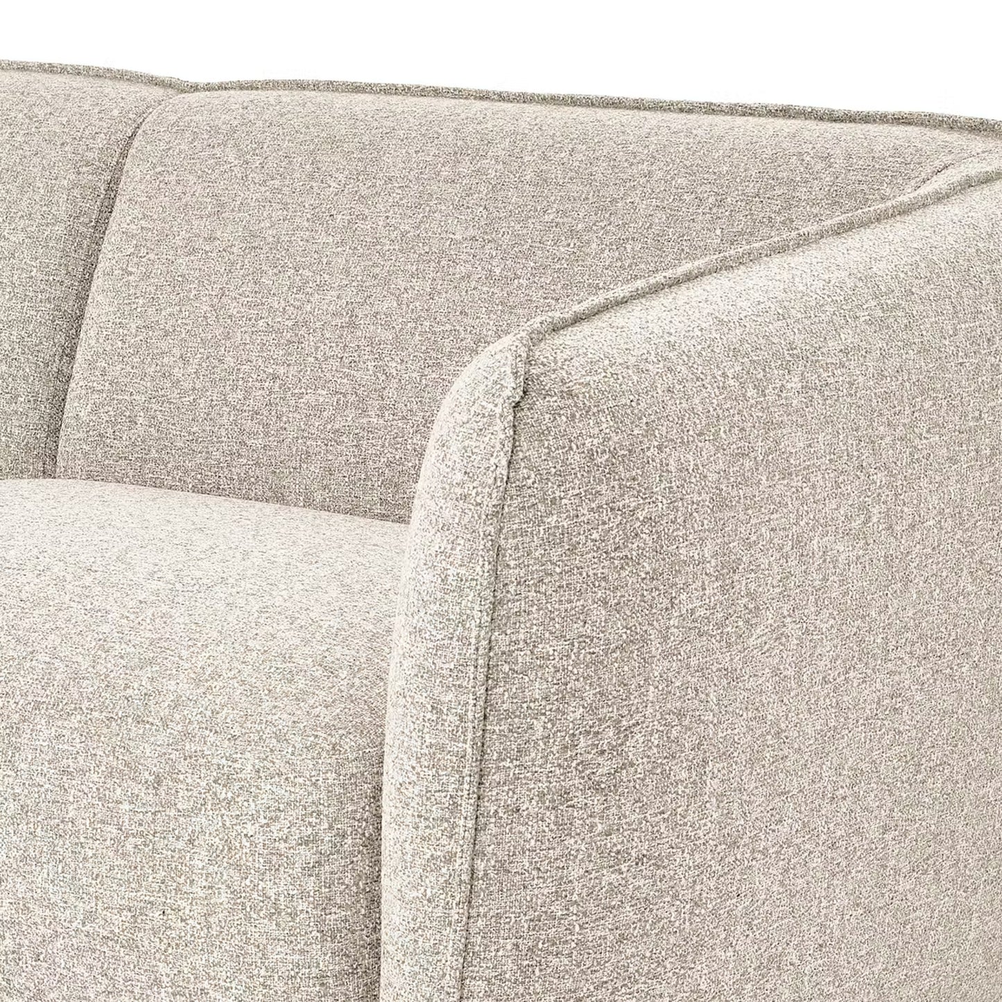 Loures U-Shape 139" - Beige Performance Fabric