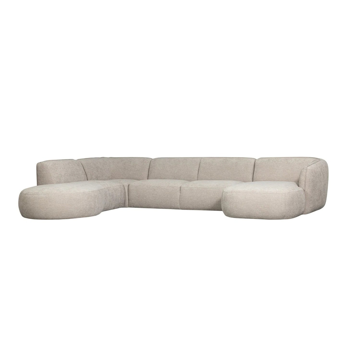 Loures U-Shape 139" - Beige Performance Fabric