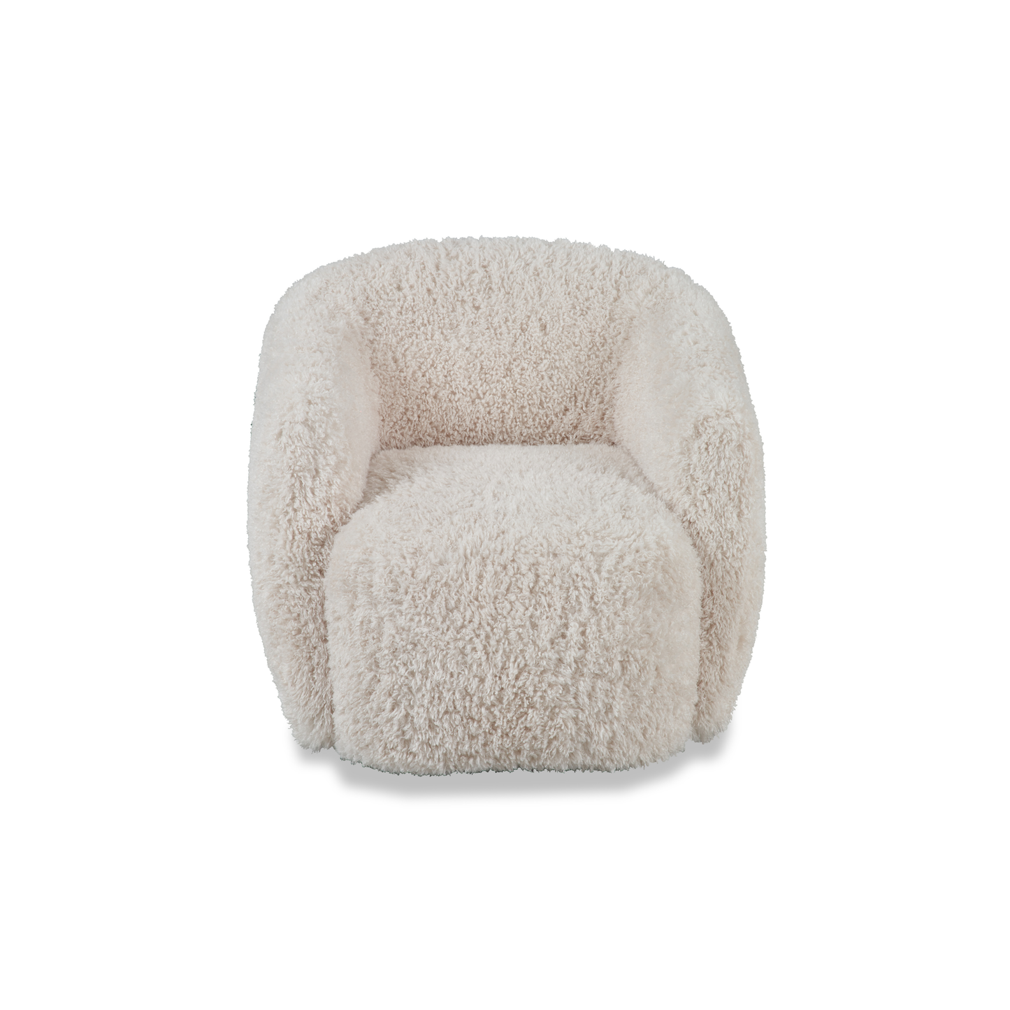 Gela Swivel Armchair Doodle Cream 33"
