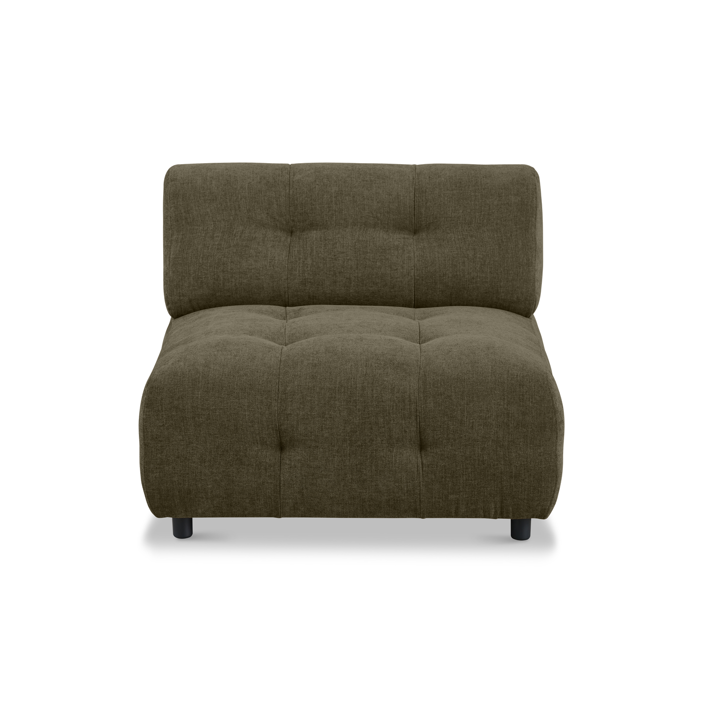 Mina Armless Chair - Moss Green 48"