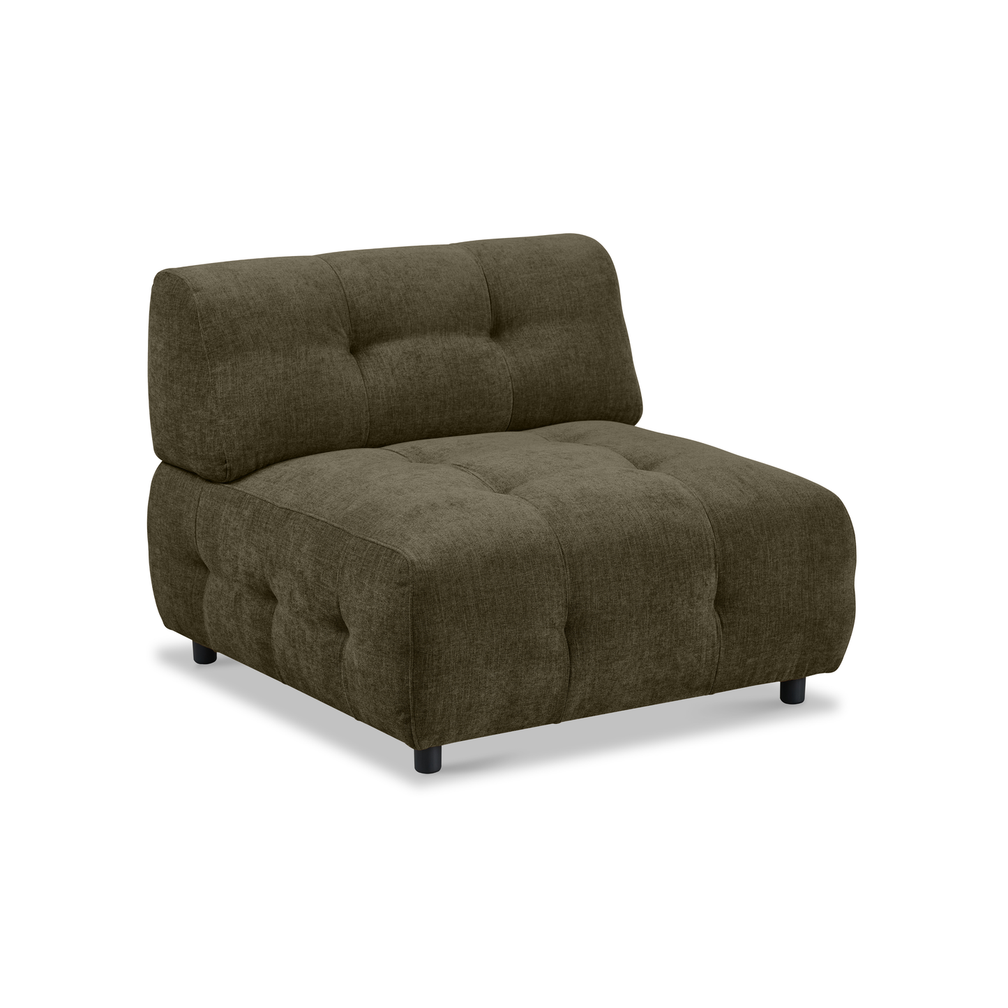 Mina Armless Chair - Moss Green 48"