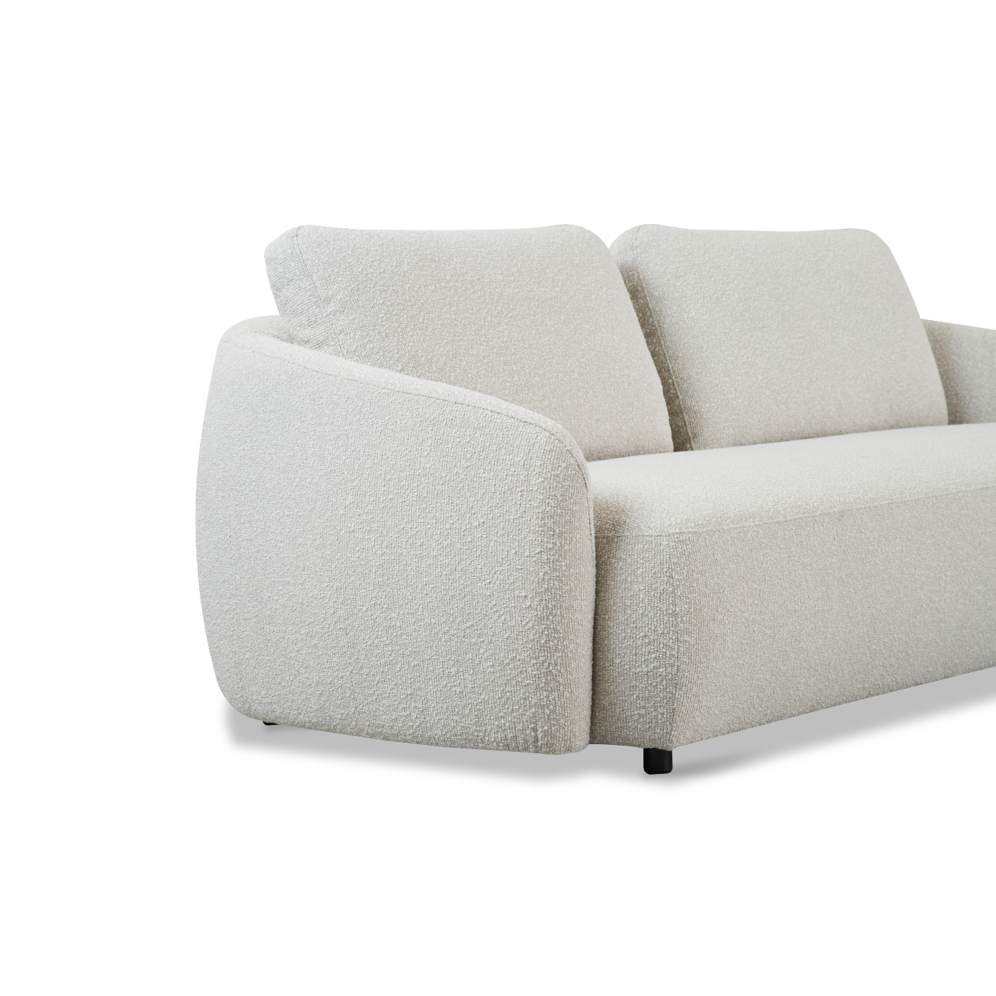 Olbia Sofa 89" Subtle Stone Boucle Fabric