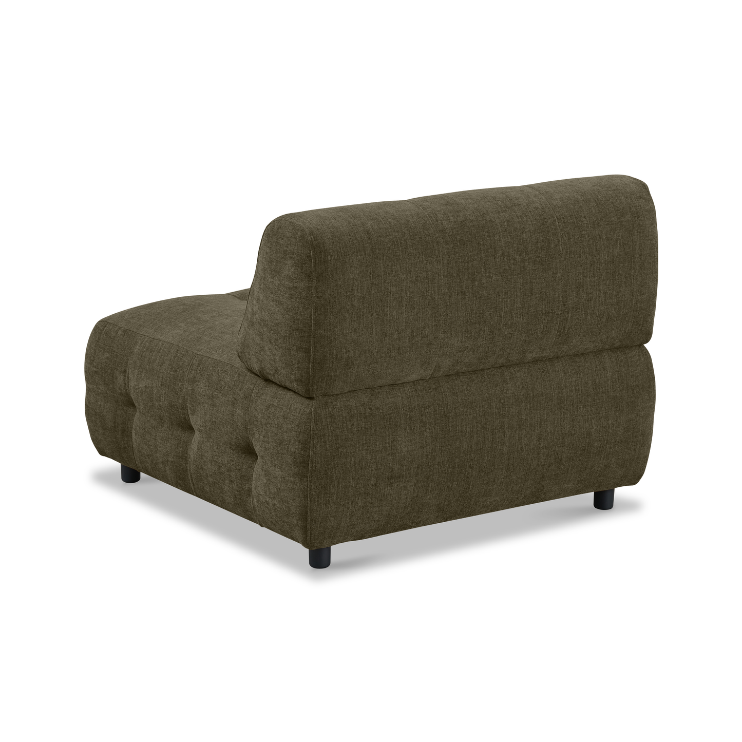 Mina Armless Chair - Moss Green 48"