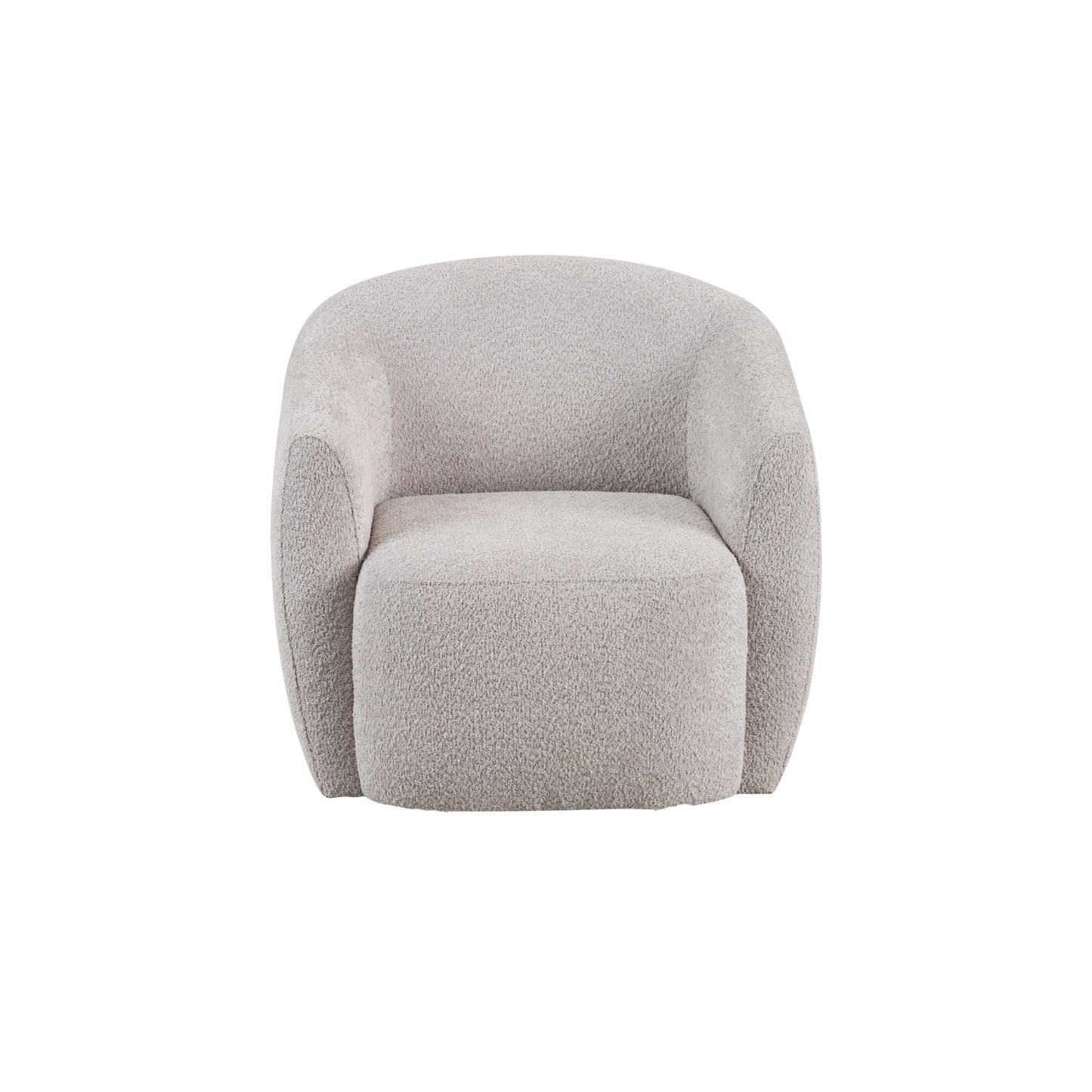 Gela Swivel Armchair Beige 33"
