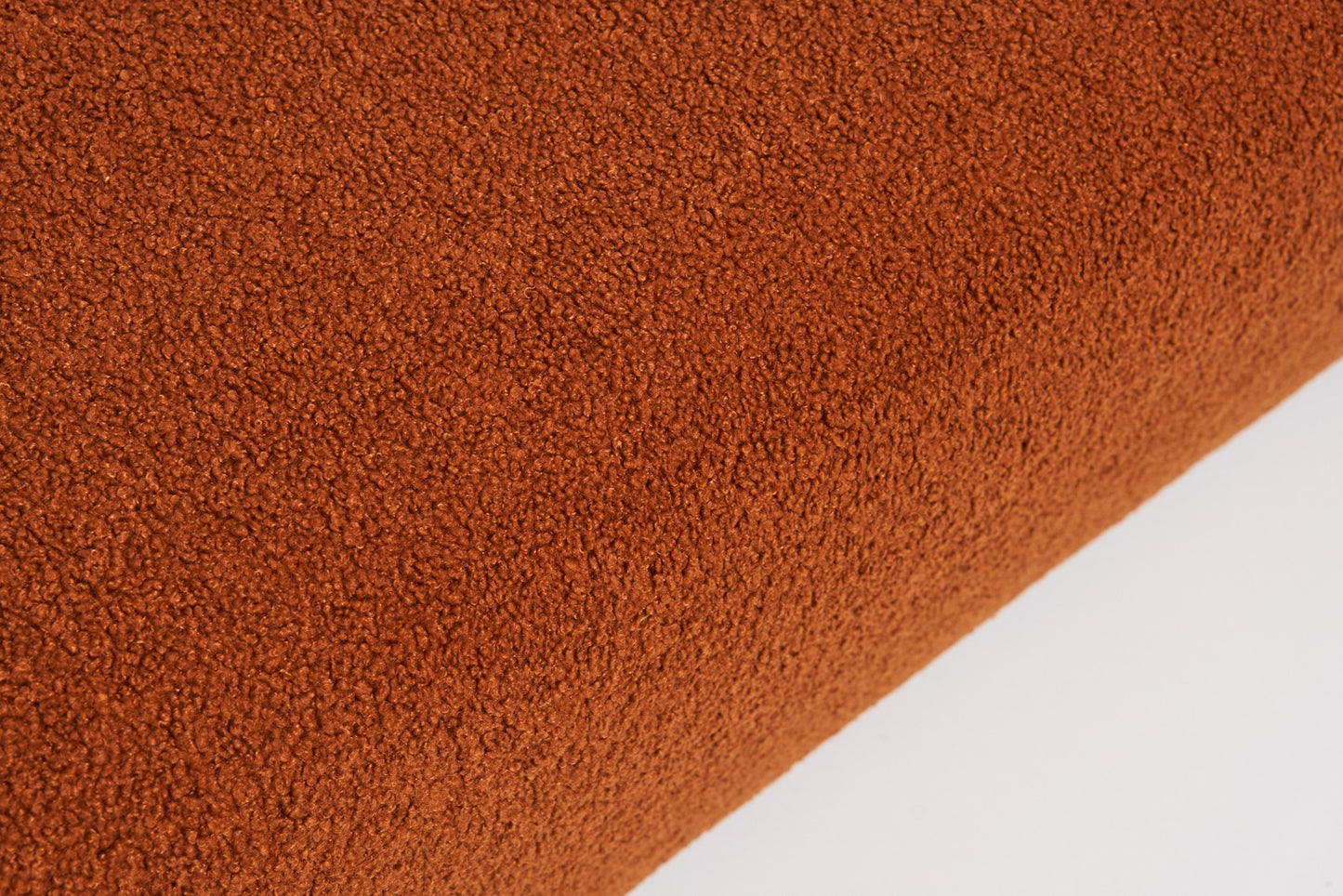 Enjoy 2-Piece Sectional Sofa Orange Boucle 102"