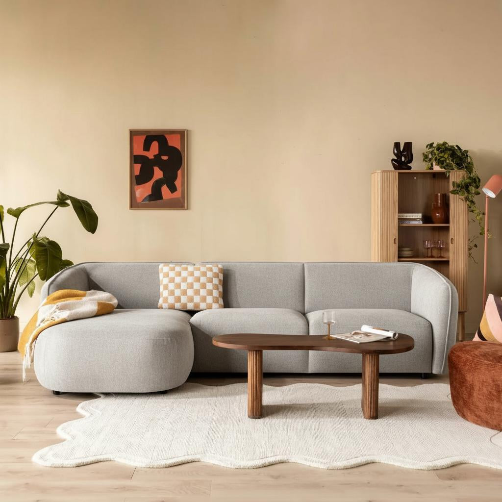 Modern Dark Green Sectional Enjoy