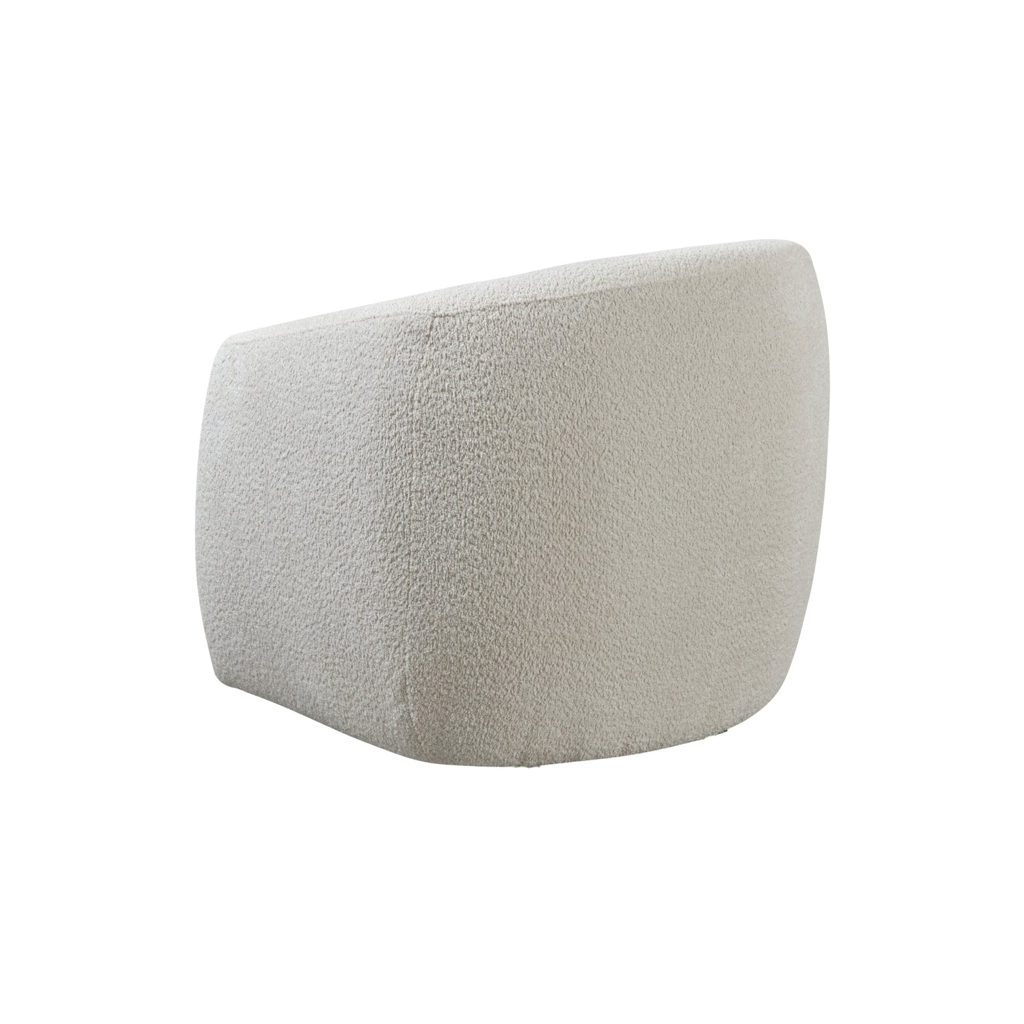 Gela Swivel Armchair Soft White 33"