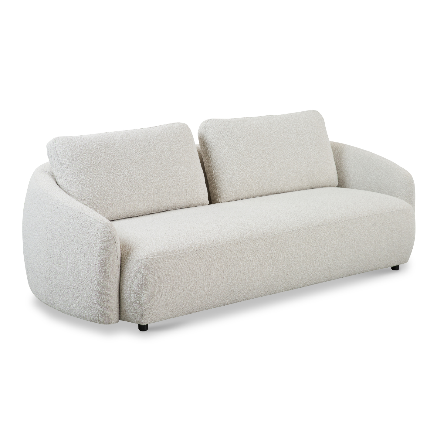 Olbia White/Stone Sofa 89"