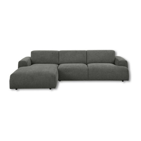 Kanto Sectional 102" - Dark Grey Left Chaise