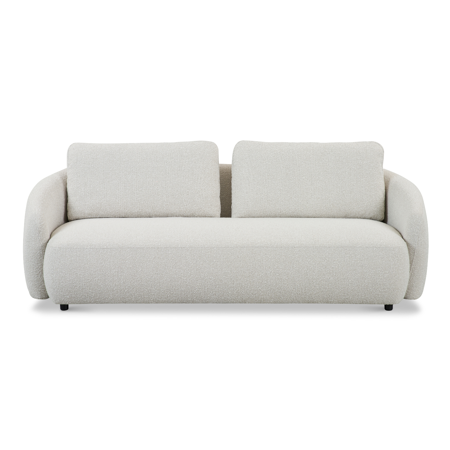 Olbia White/Stone Sofa 89"