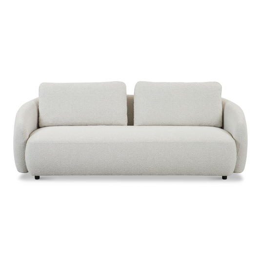 Olbia White Pearl Sofa 89"