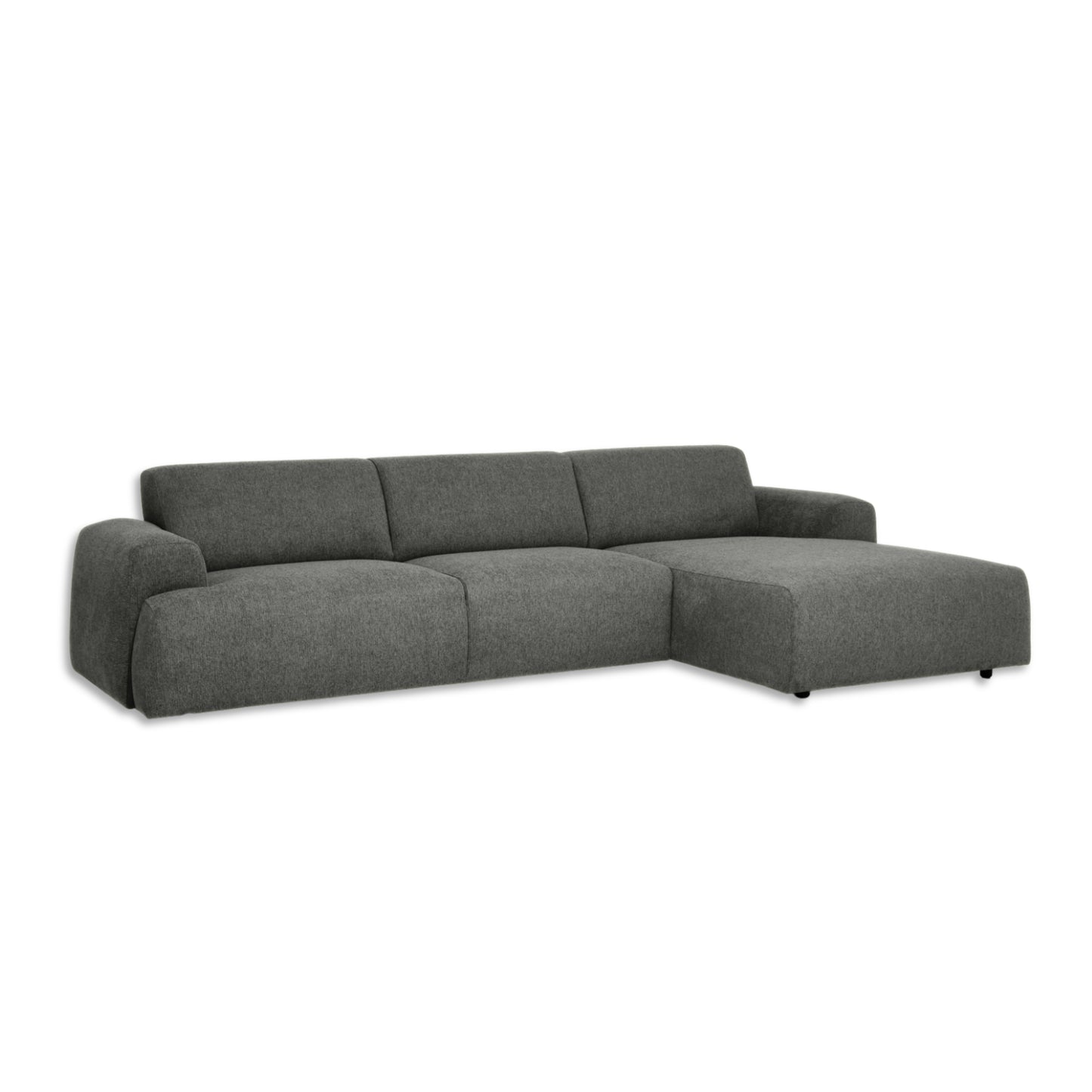 Kanto Sectional 102" - Dark Grey Left Chaise