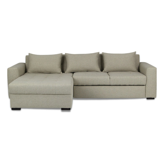 Otello Sleeper Chaise Sofa 106" Khaki