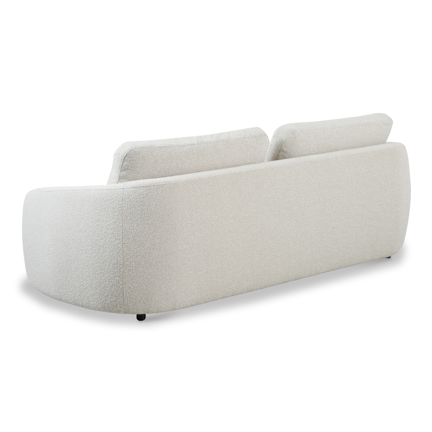 Olbia White/Stone Sofa 89"