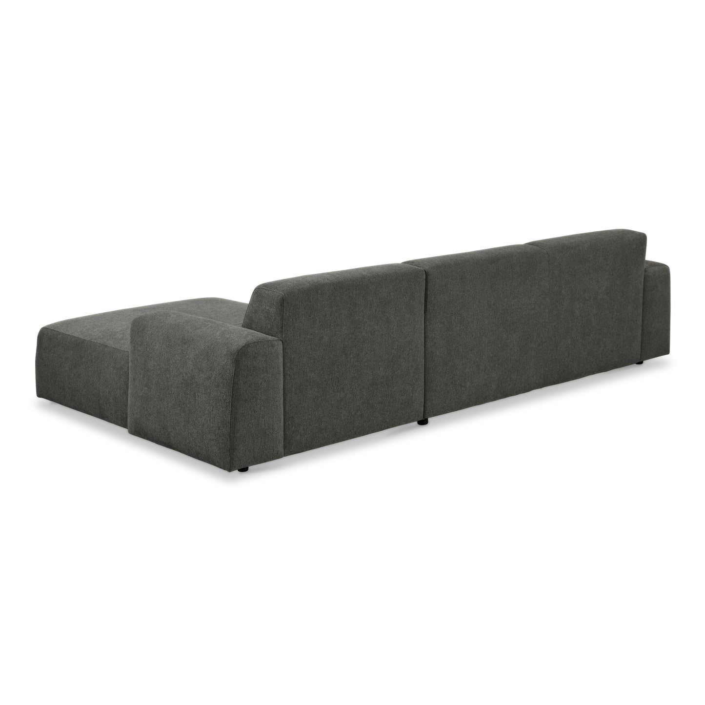 Kanto Sectional 102" - Dark Grey Left Chaise