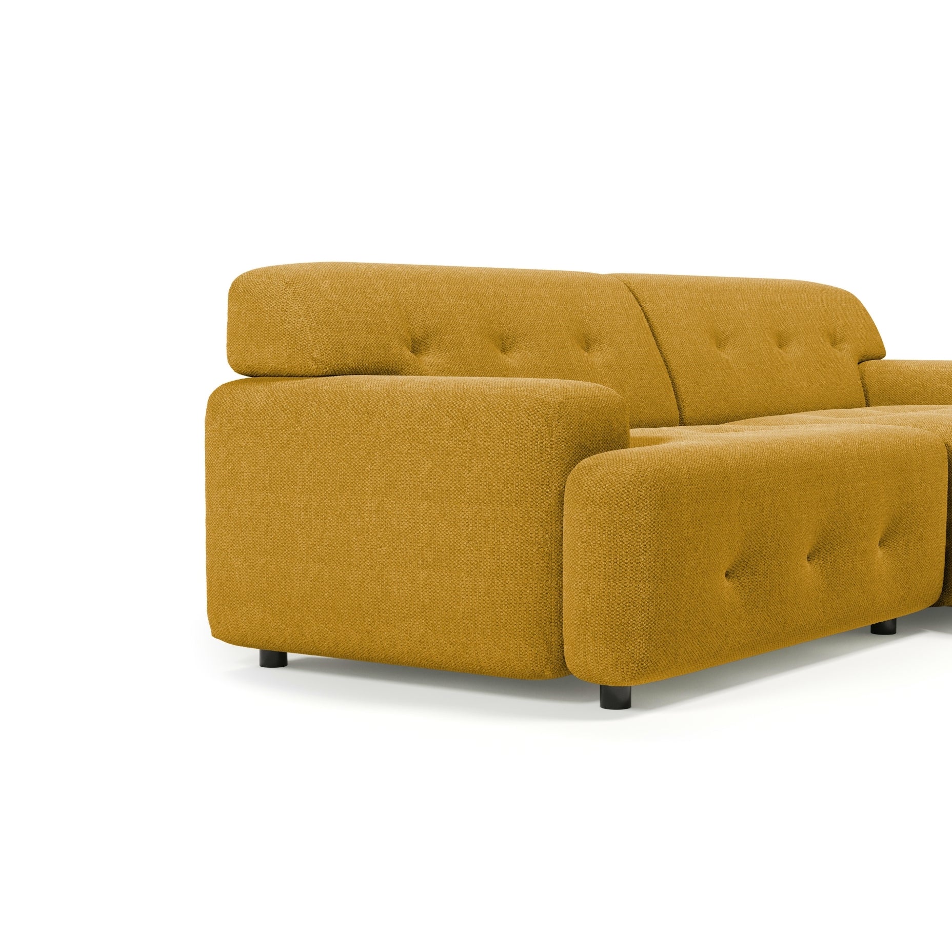 BOB 2-Piece Sectional Mustard Yellow