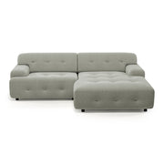 Bob 1,5-seater sofa with chaise-longue Mito 180