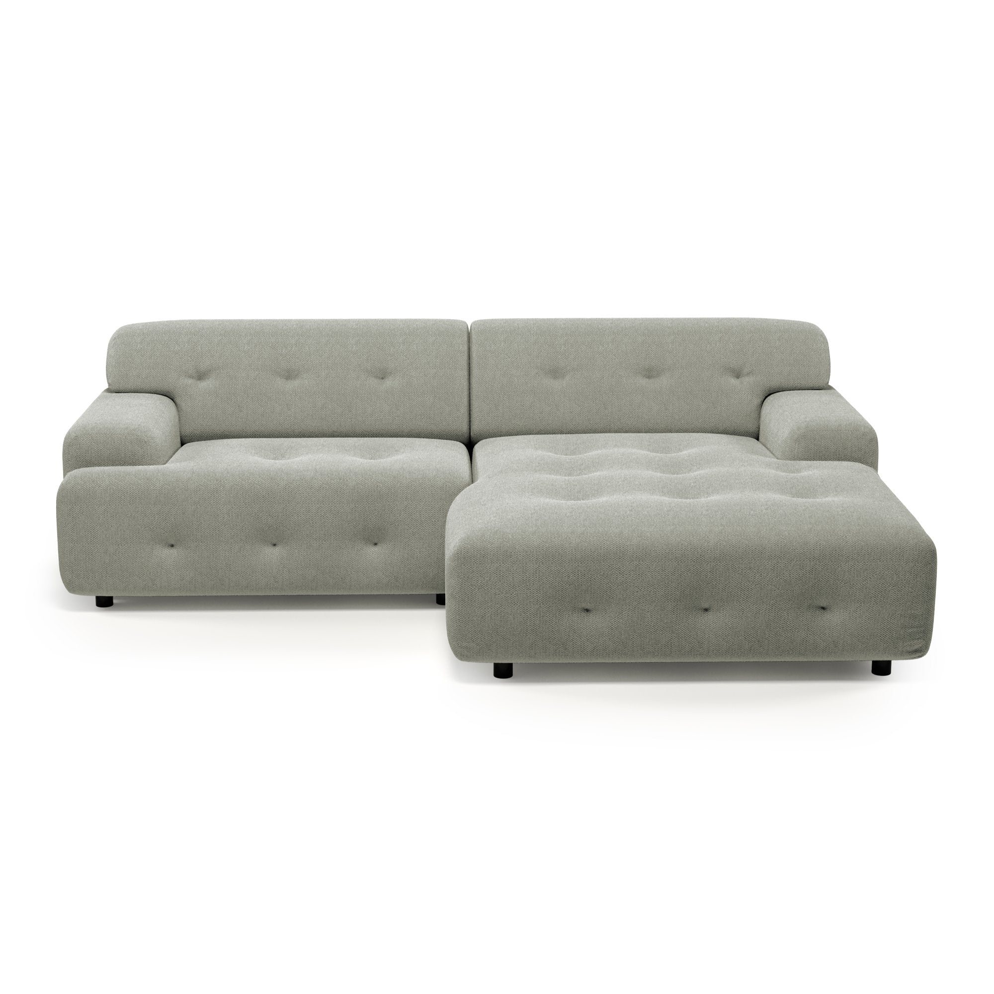 Bob 1,5-seater sofa with chaise-longue Mito 180