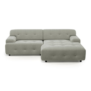 Bob 1,5-seater sofa with chaise-longue Mito 180