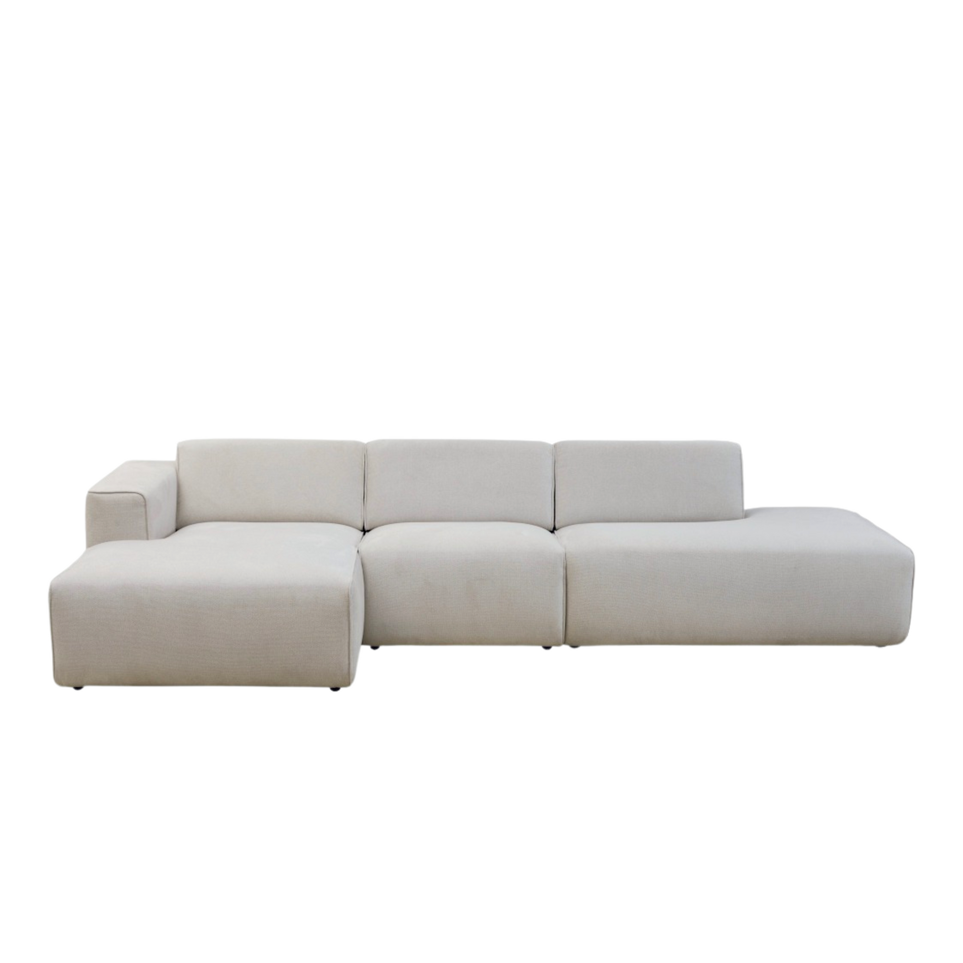 Enjoy Modular Sofa with Open-End Performance Fabric Soft-Grey