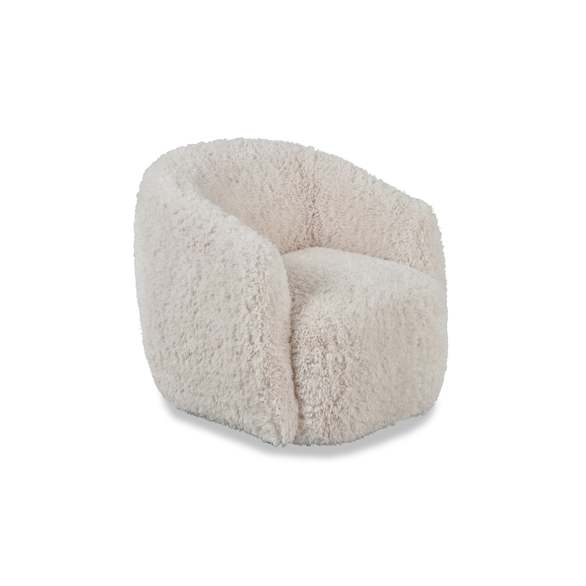 Gela Doodle Cream Swivel Armchair - Baltic Design Furniture