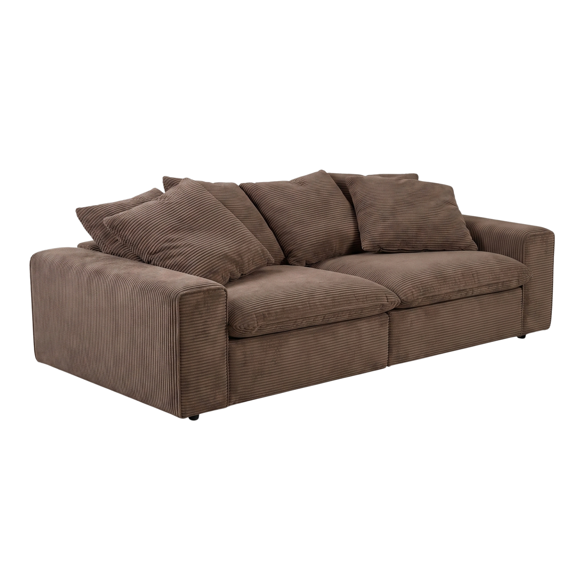 Kiel 2-Piece (90") Cloud Sofa Corduroy
