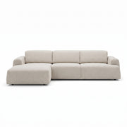 Kanto 2-Piece (118") Sectional with Chaise Textured Chenille