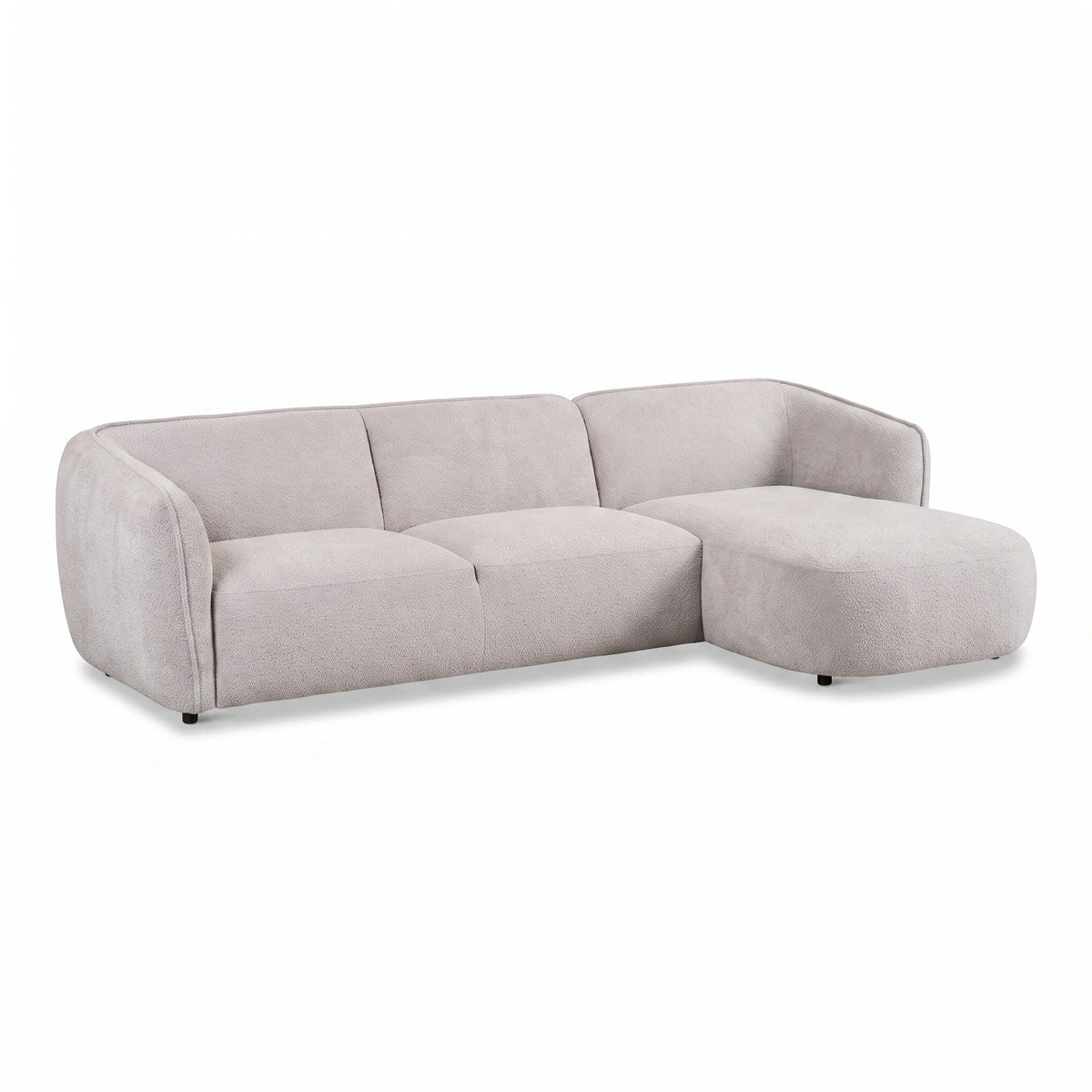 Organic Sectional with Chaise 108" - Grey Loures