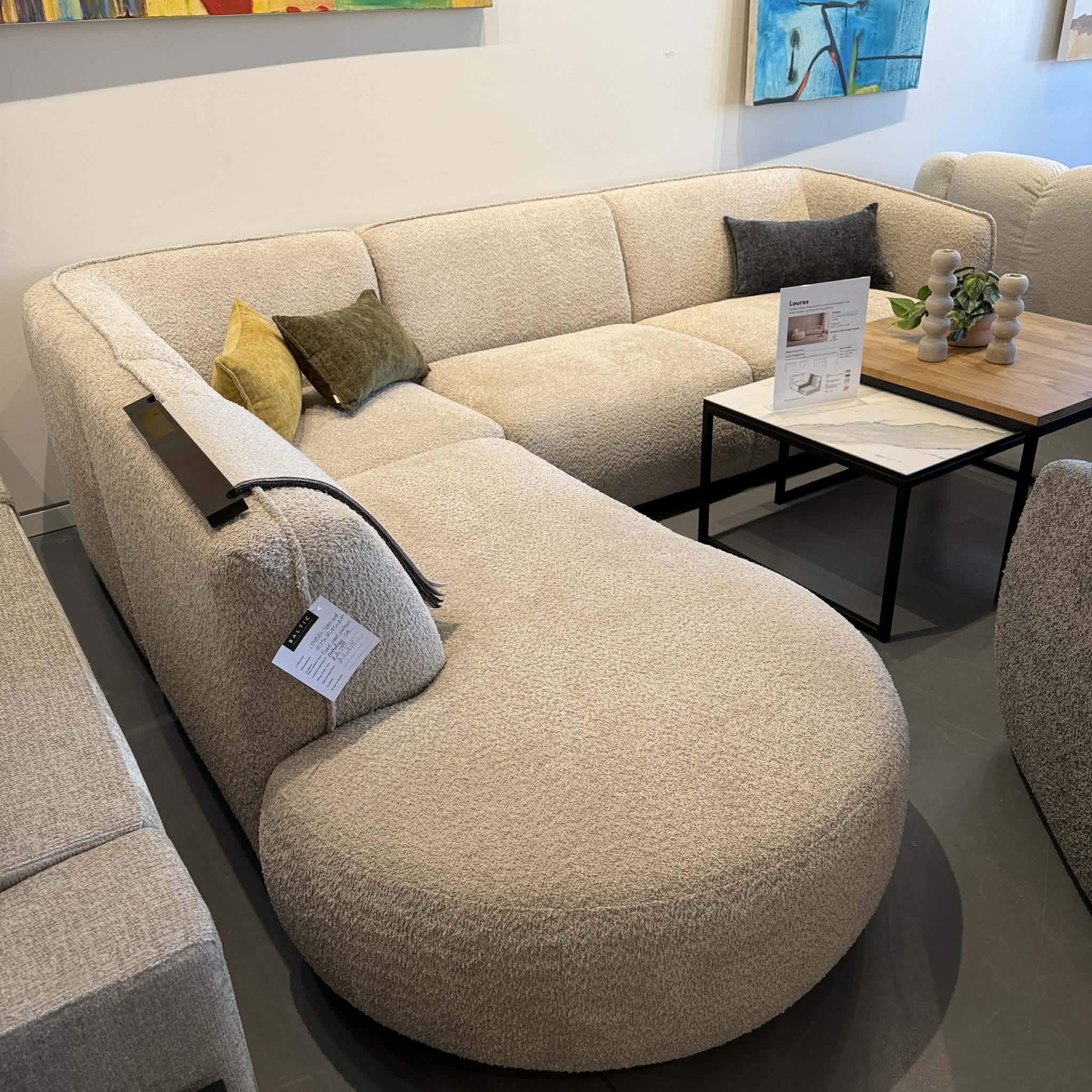 Loures Open-End Sectional Sofa - Floor Model