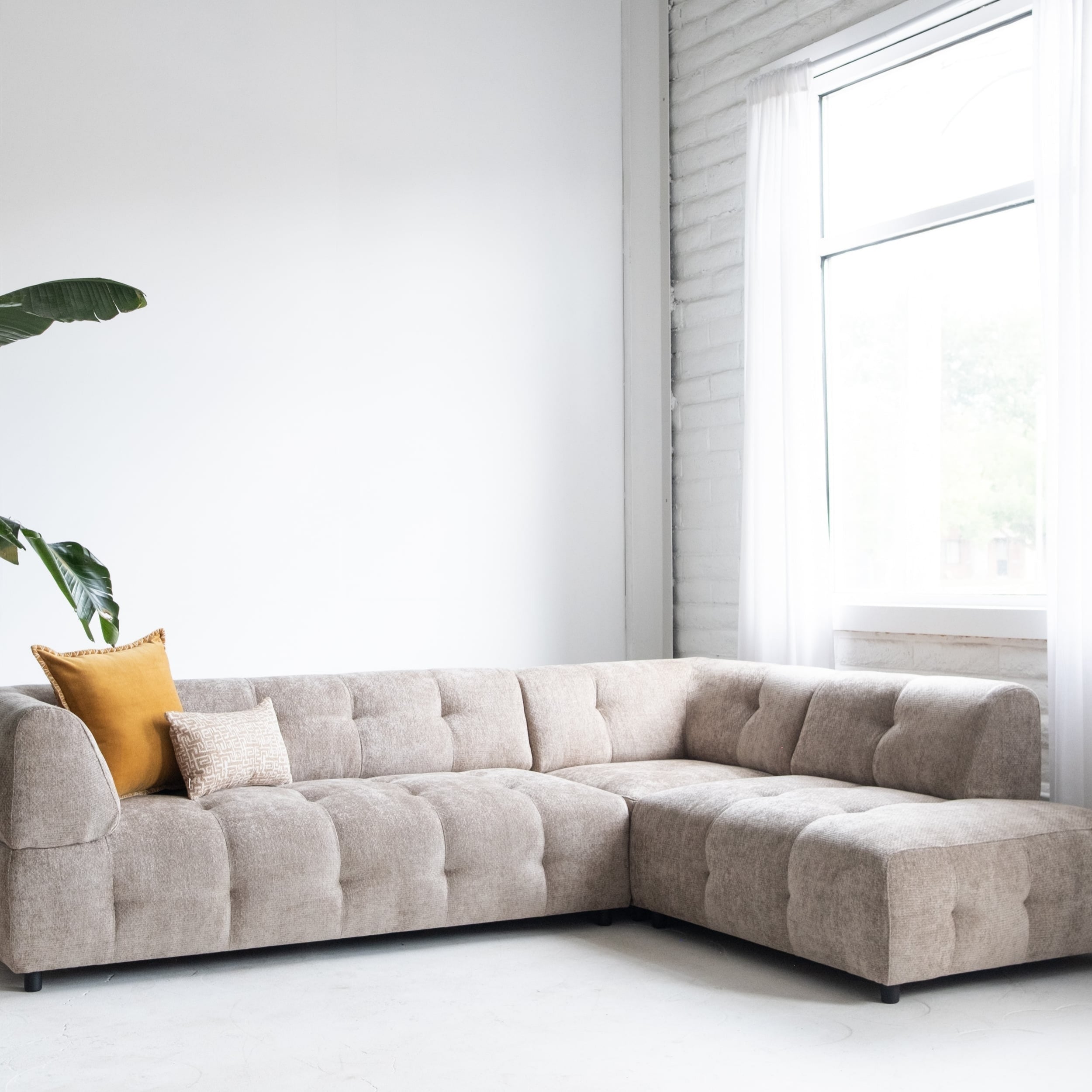 Mina Open-End Sectional Sofa - Floor Model