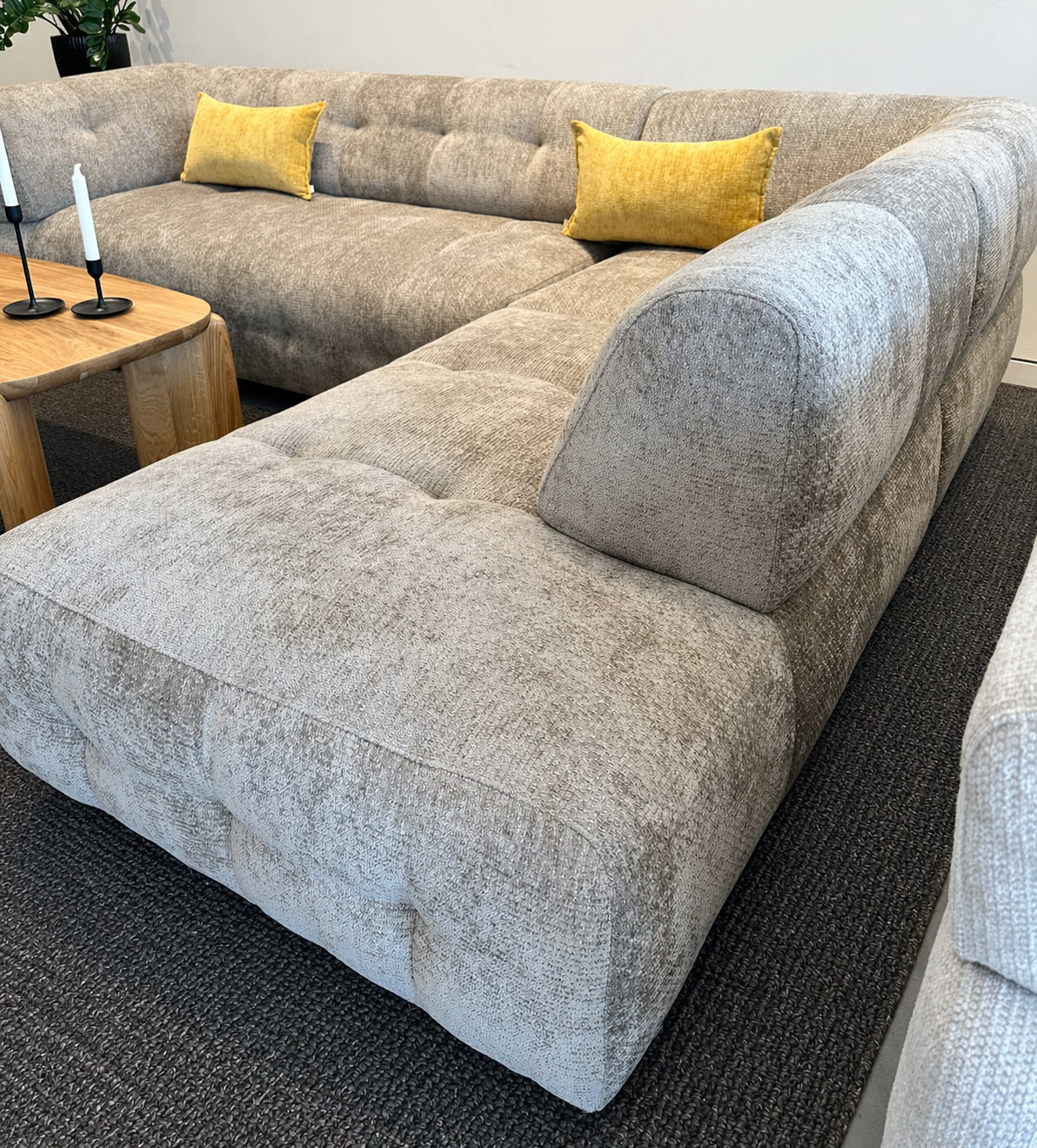 Mina Open-End Sectional Sofa - Floor Model
