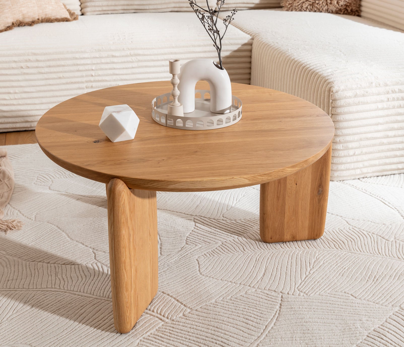 Tono Solid Oak Coffee Table 32"