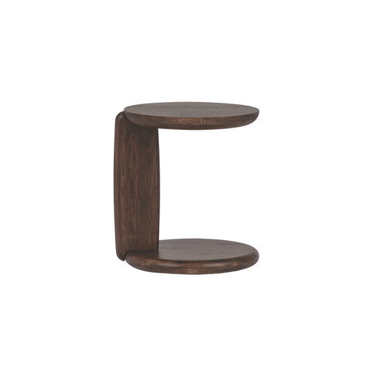 Tono Side Table 16" - Solid Wood, Oil Walnut