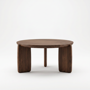 TONO Round Coffee Table Walnut