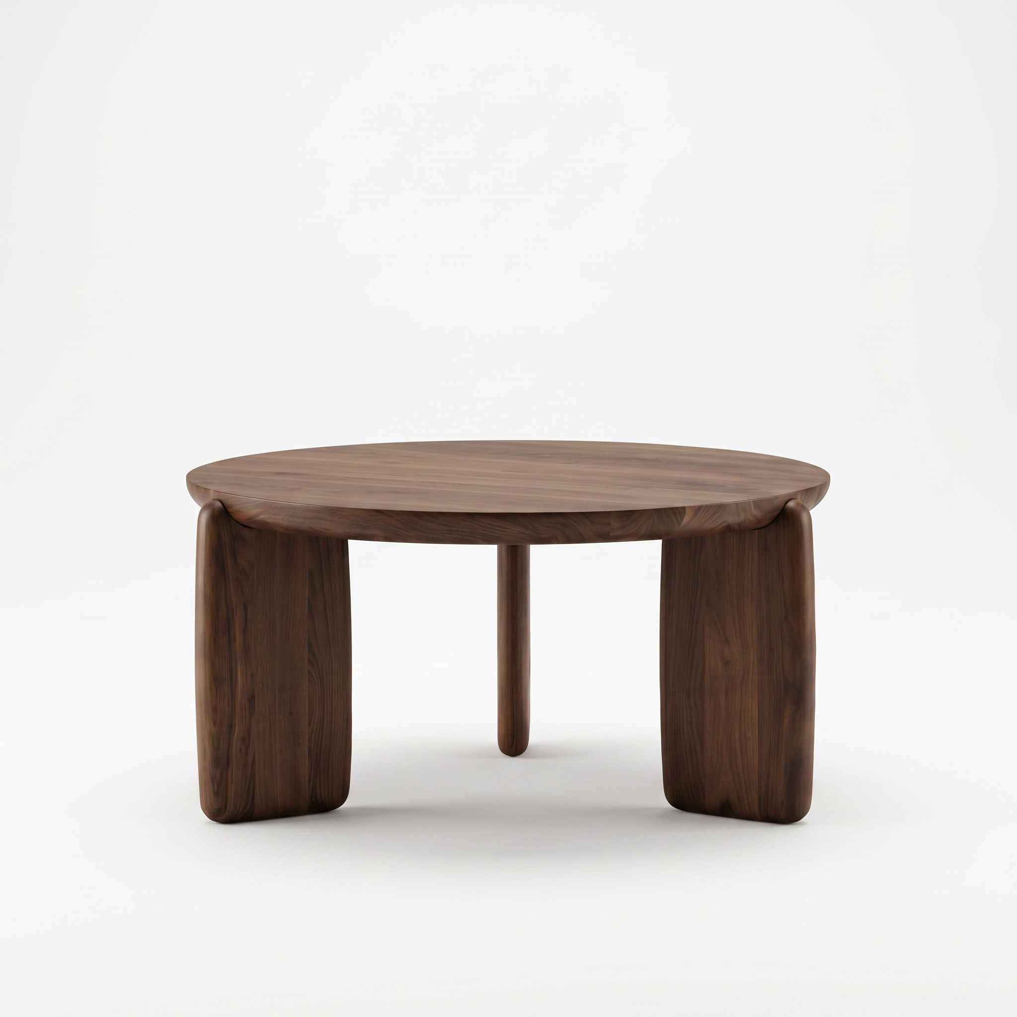 TONO Round Coffee Table Walnut