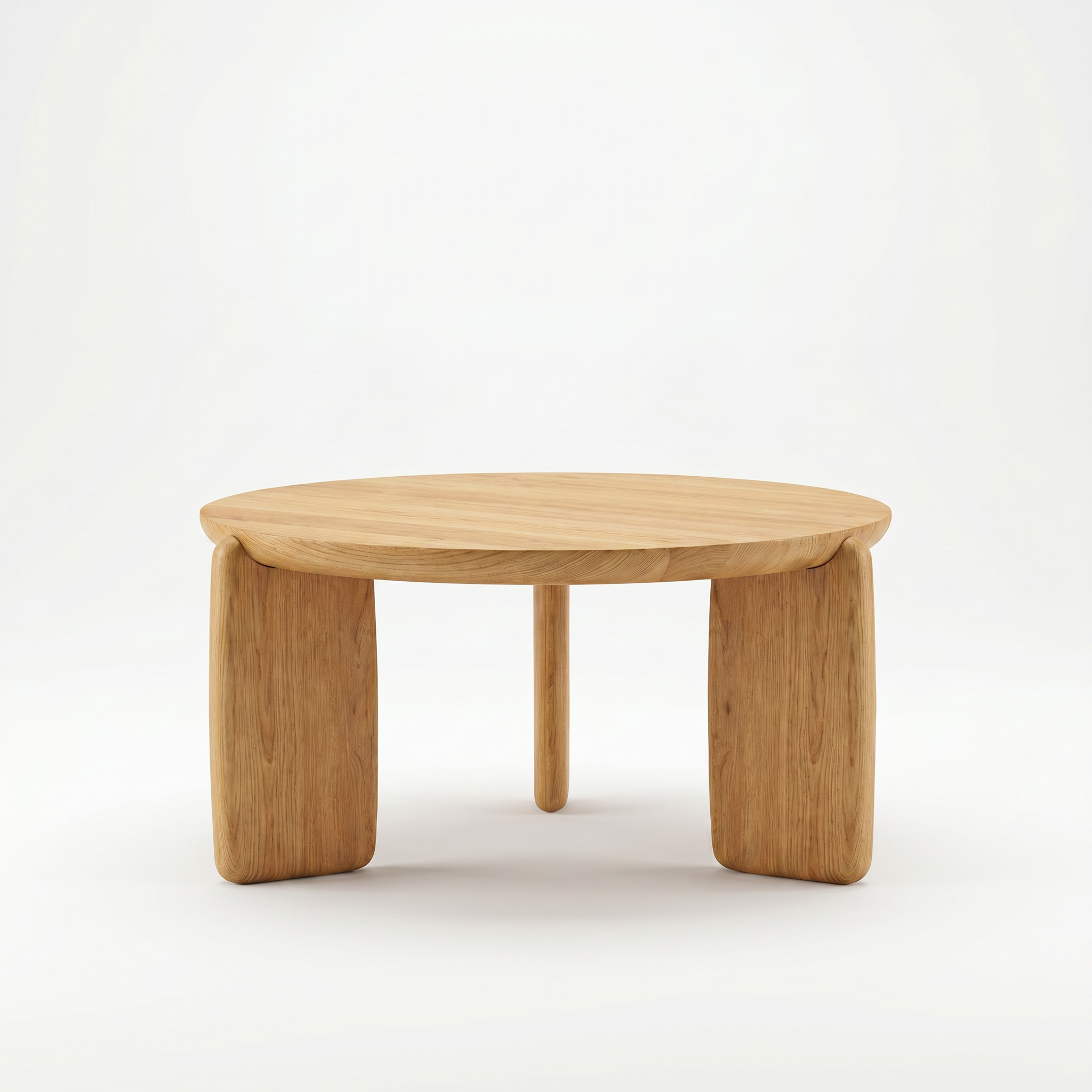 TONO Round Coffee Table Oak