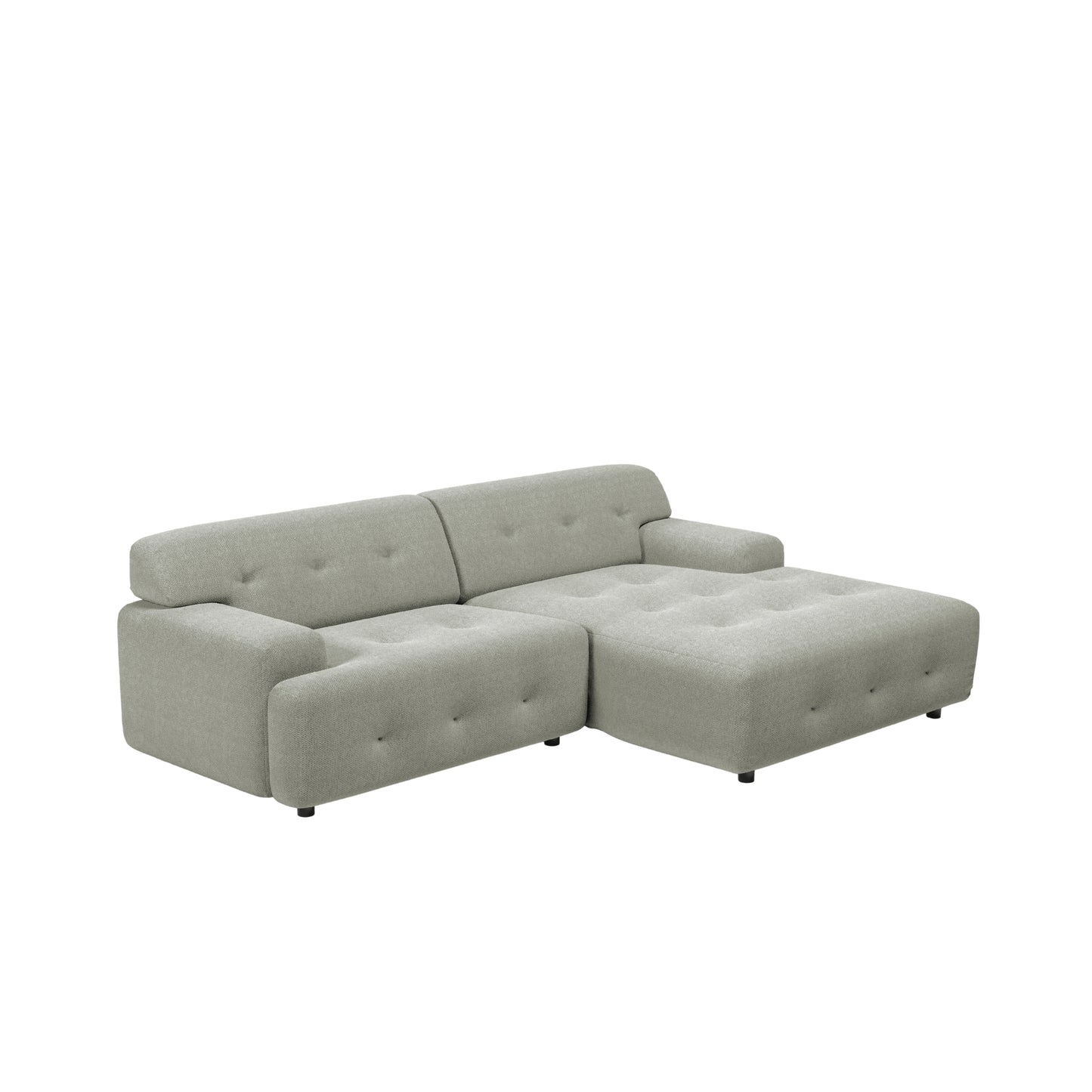 Bob Chaise Sectional 92" Soft Voluminous Upholstery