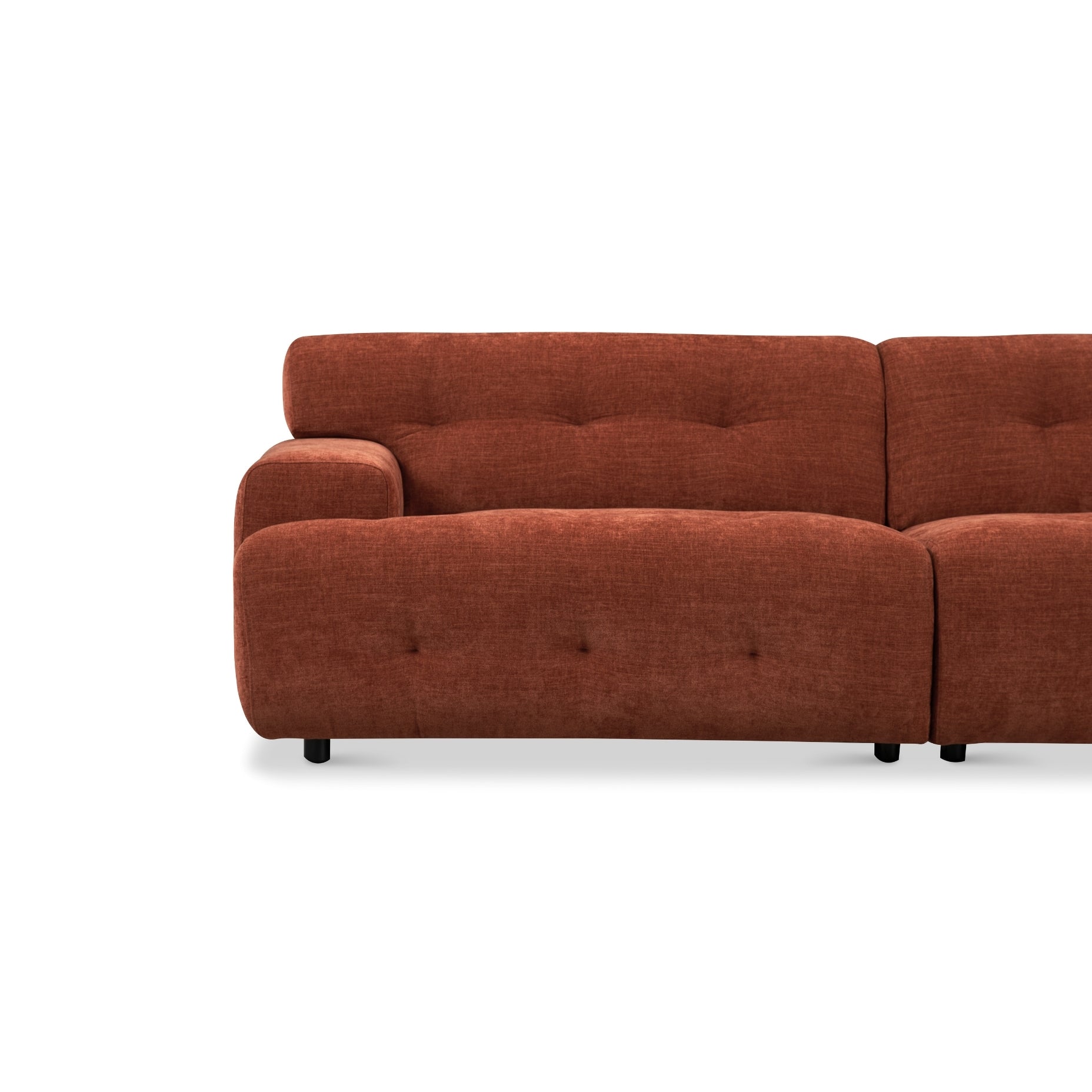 BOB 2-Piece Sectional Burnt Orange