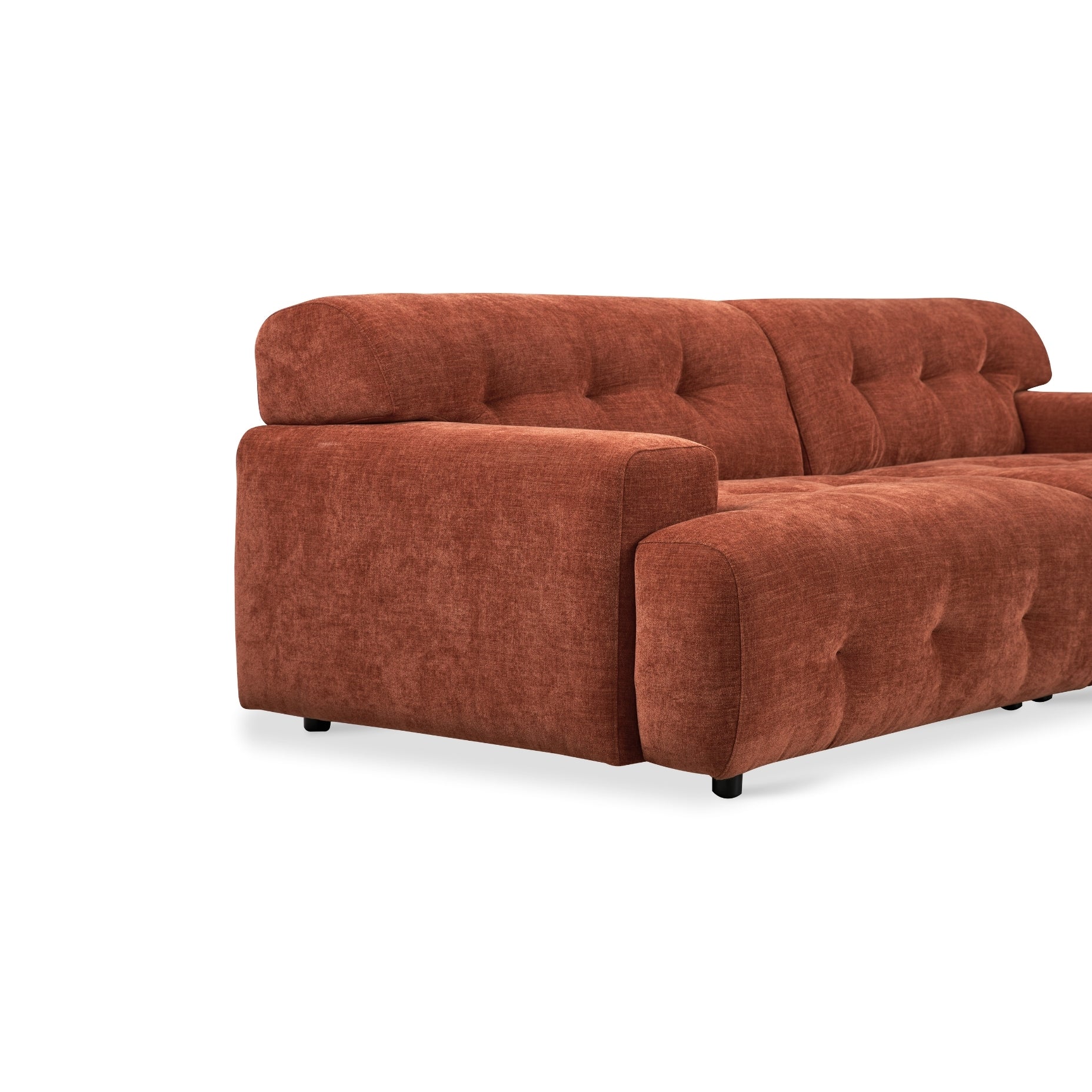 BOB 2-Piece Sectional Burnt Orange