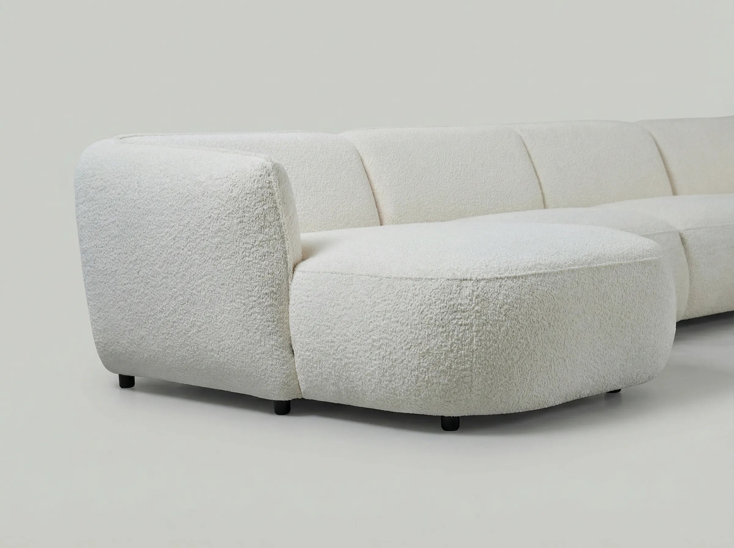 LOURES U-Shape Sectional Ivory