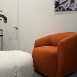 Gela Swivel Chair Orange - Floor Model