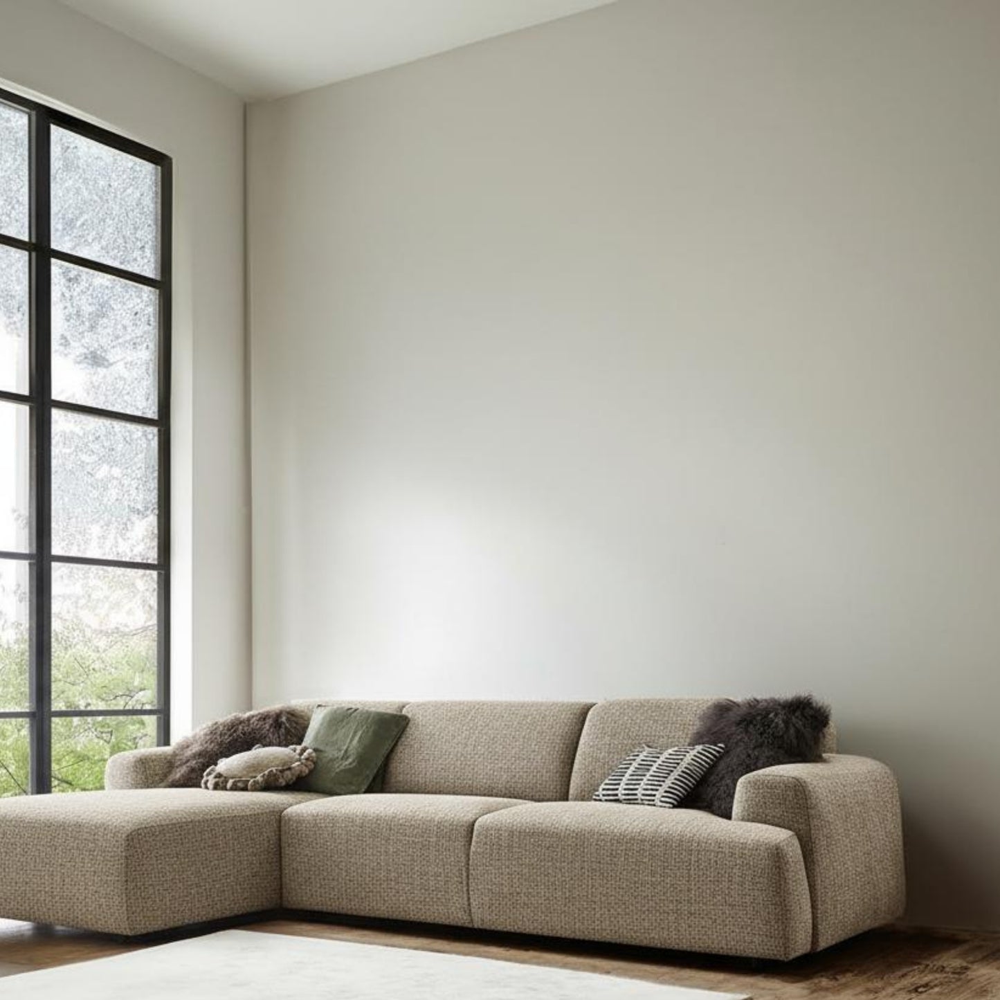 Kanto 2-Piece Chaise Sectional 102"