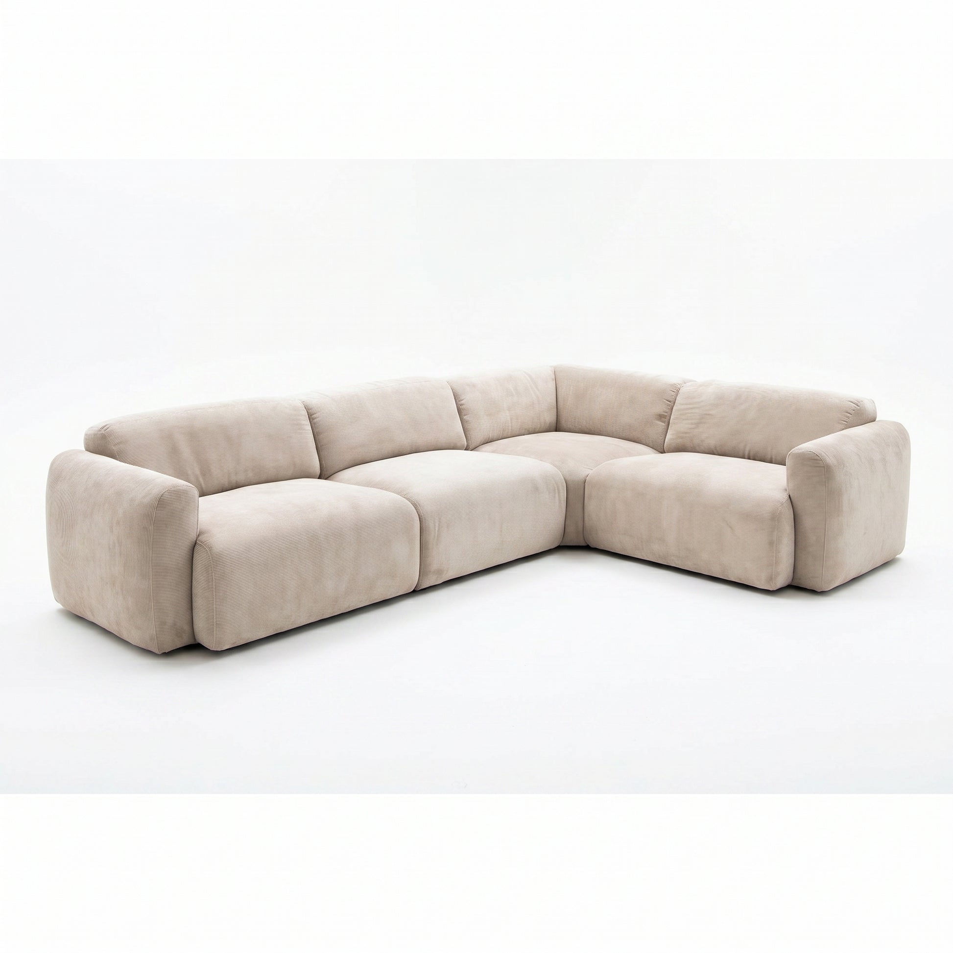 Imola Modular Sectional Sofa - Lisboa 03 - Three-Quarter Front View