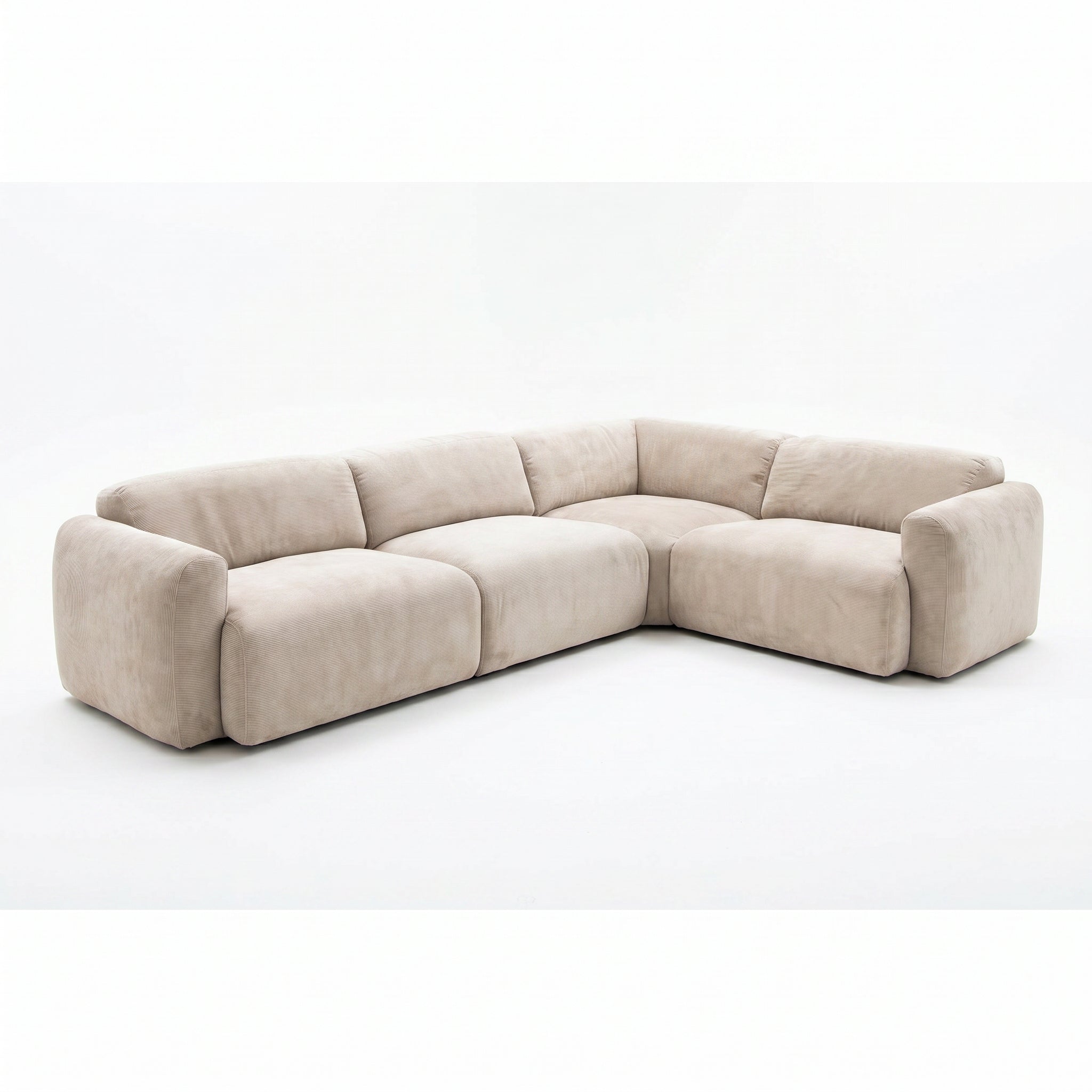 Imola Modular Sectional Sofa - Lisboa 03 - Three-Quarter Front View