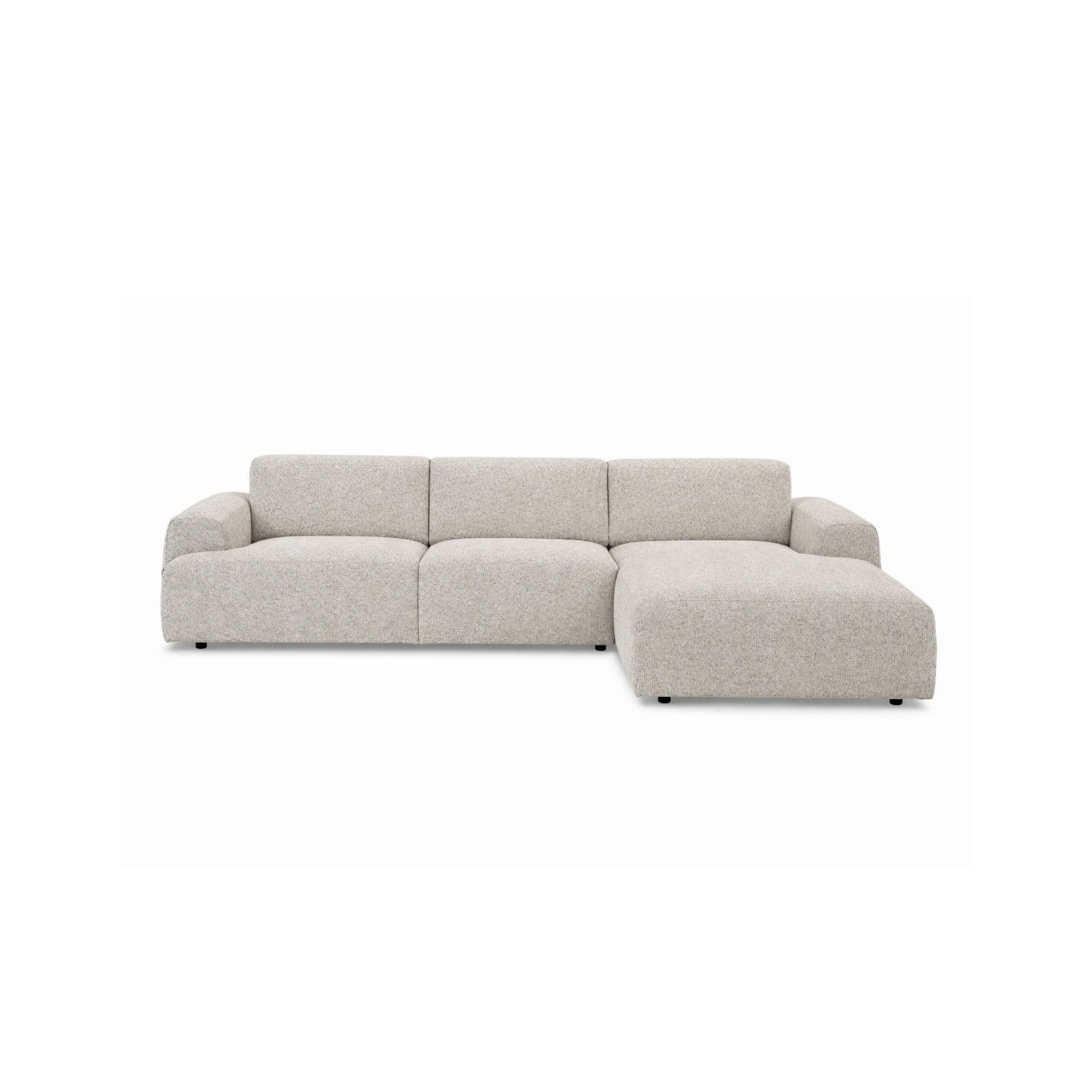 KANTO 2-Piece Sectional Sand Beige