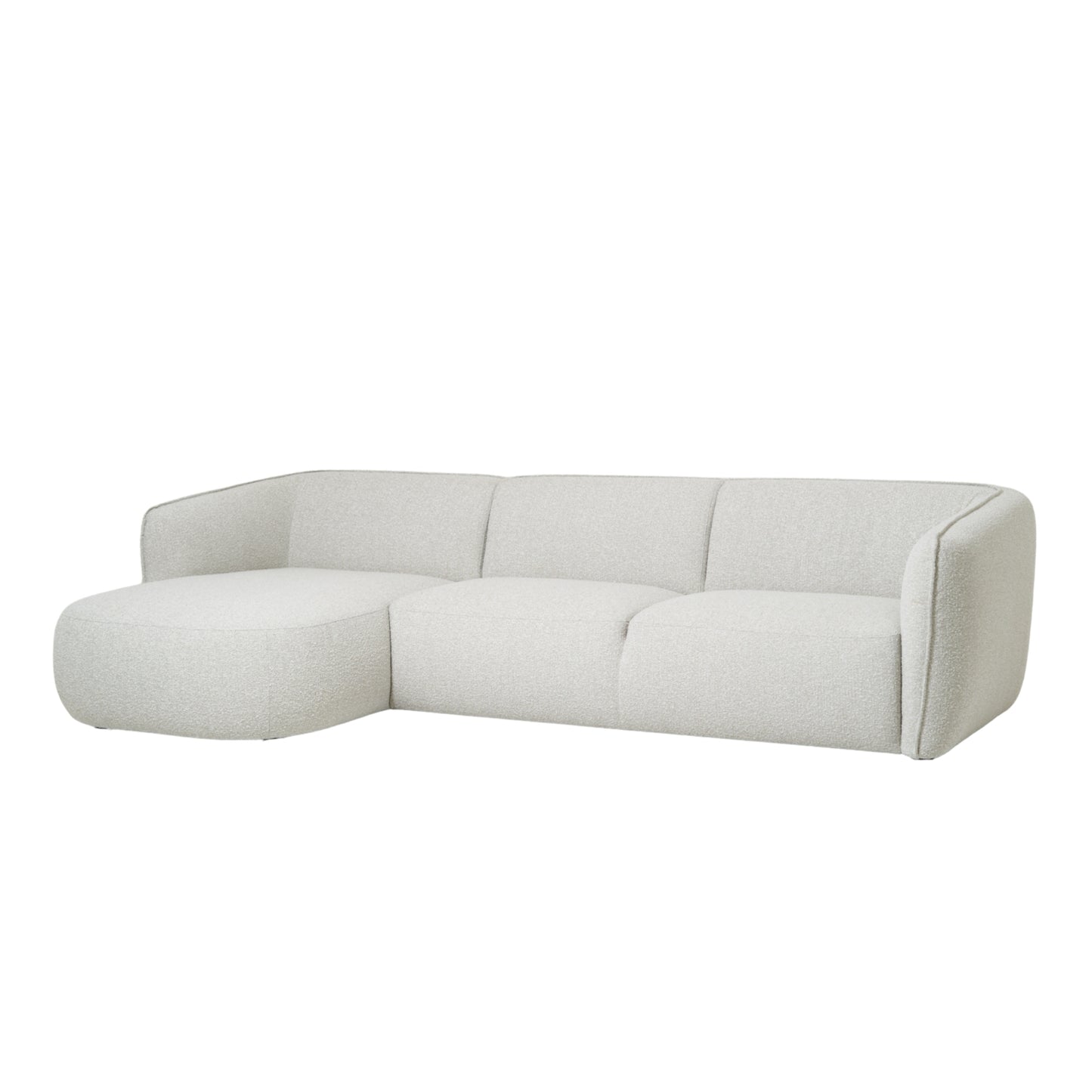 Loures 2-Piece Sectional 110" Voluminous Soft Fabric